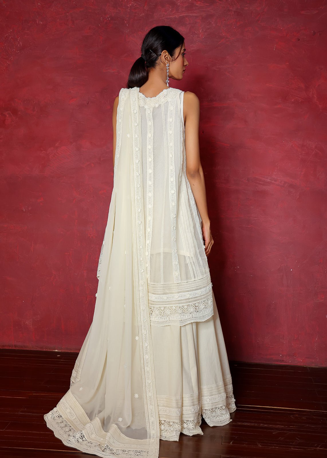 Daffodil Sleeveless With Lehenga - Rizwan Beyg Design