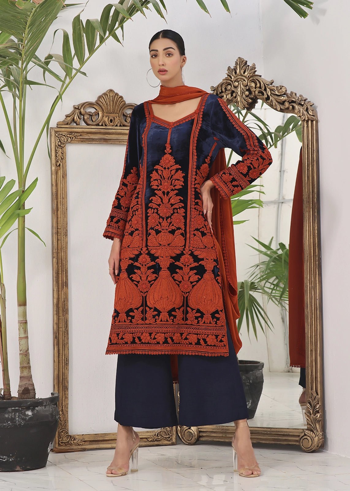 Guldan Blue - Rizwan Beyg Design