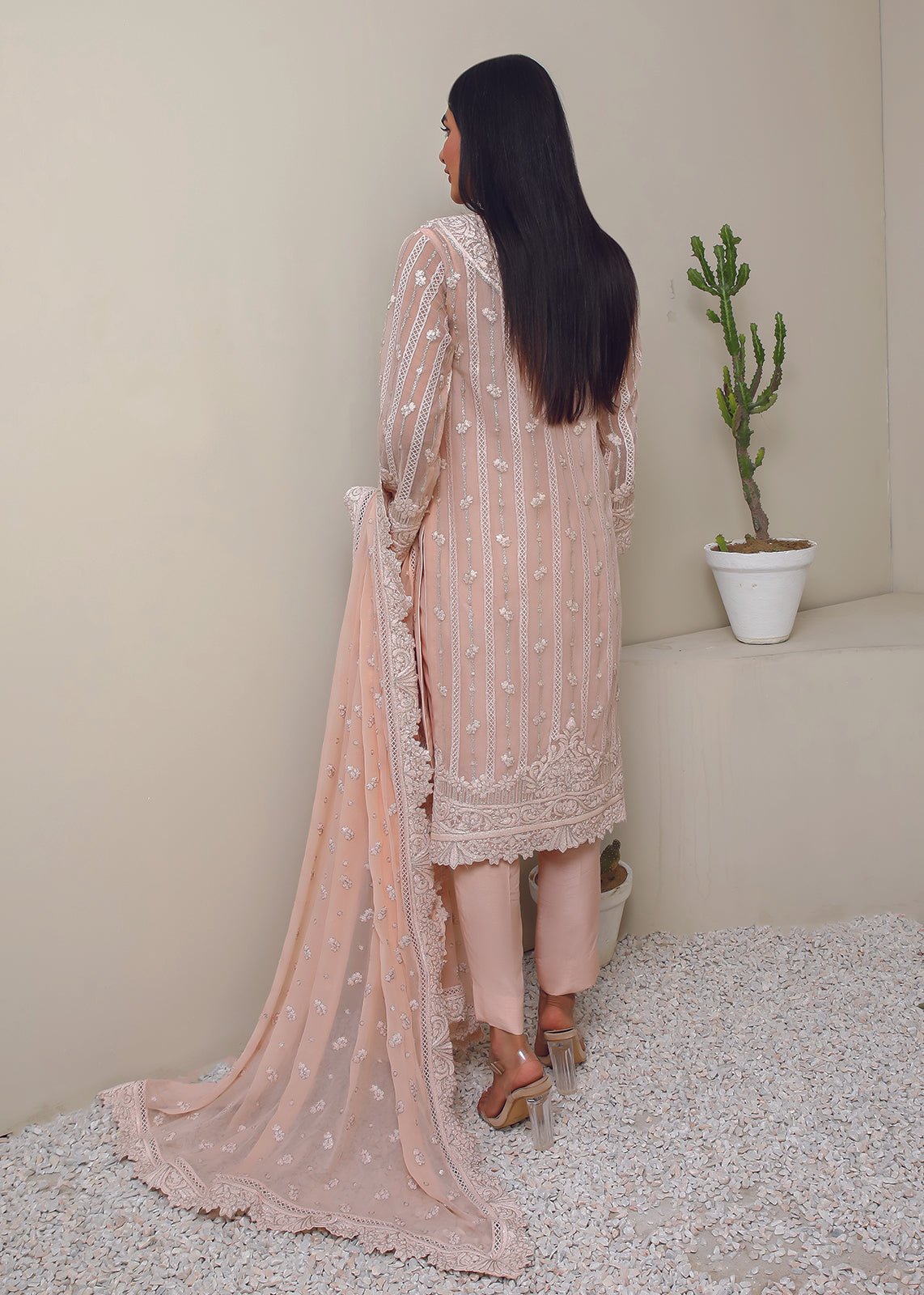 Ilyana Tea Pink - Rizwan Beyg Design