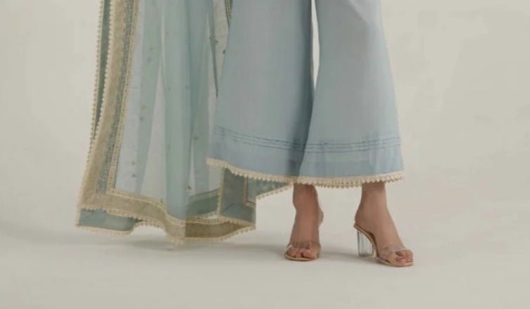 Izaar with lace - Rizwan Beyg Design