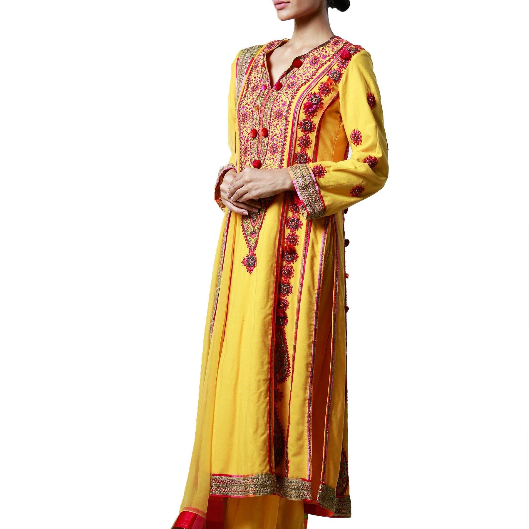 Kurta with Naqshee Embroidery - Rizwan Beyg Design