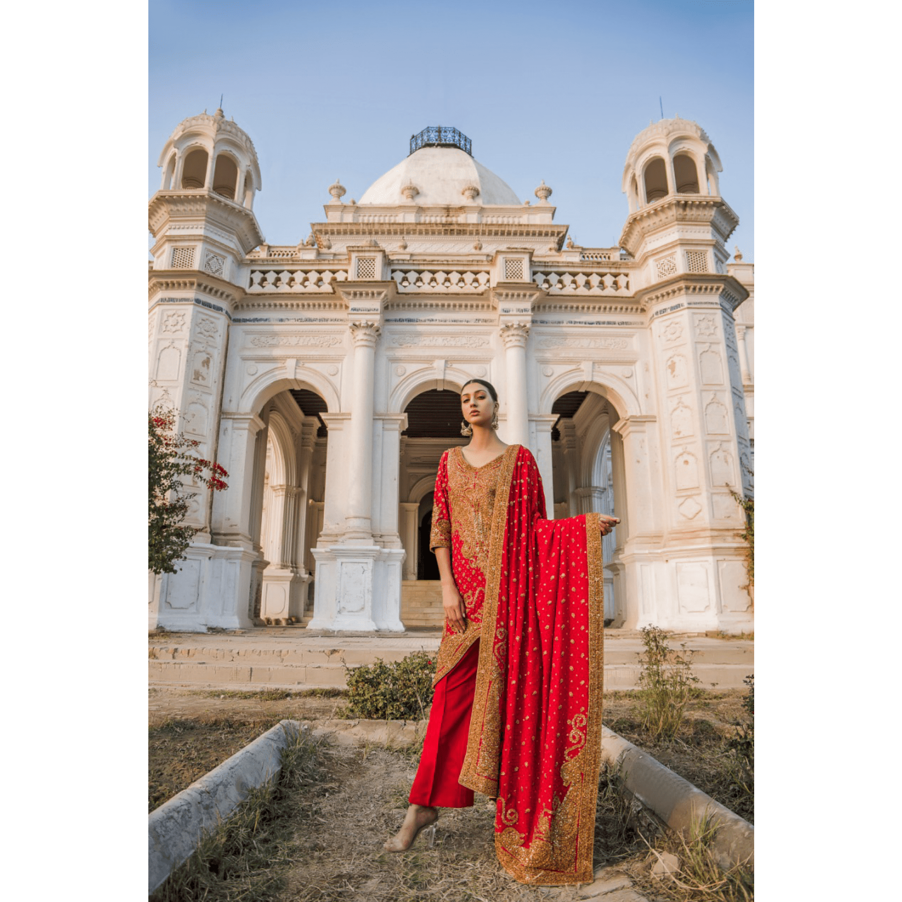 Paisely Design Marori Kali Kurta - Rizwan Beyg Design