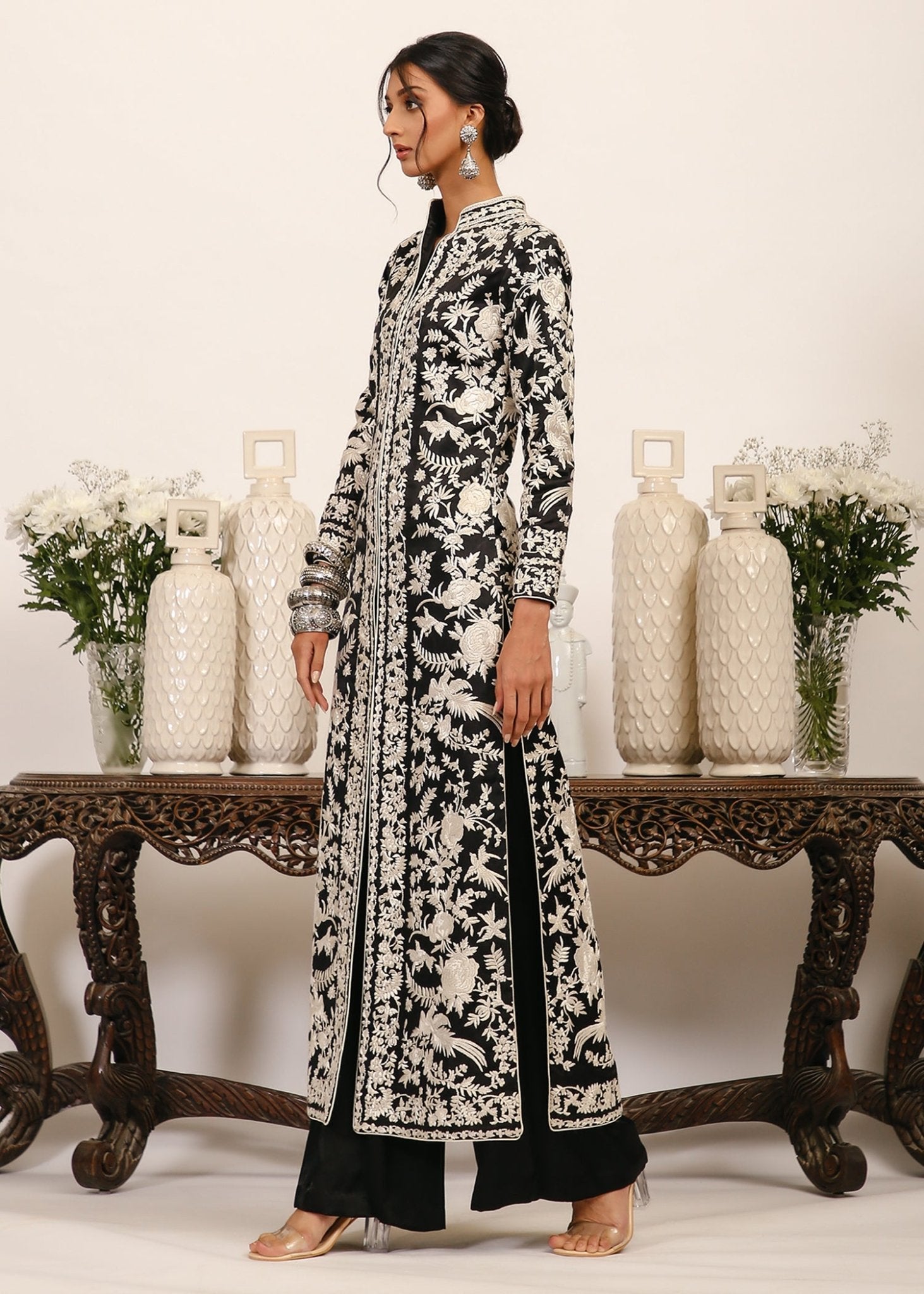 Parsi Gara Coat - Rizwan Beyg Design