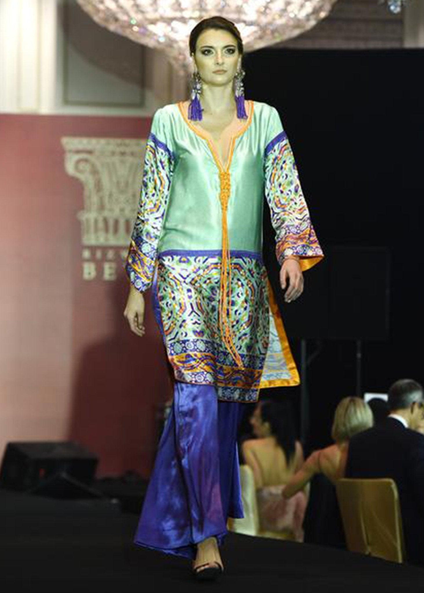 Sea Green Loose Fit Shirt - Rizwan Beyg Design