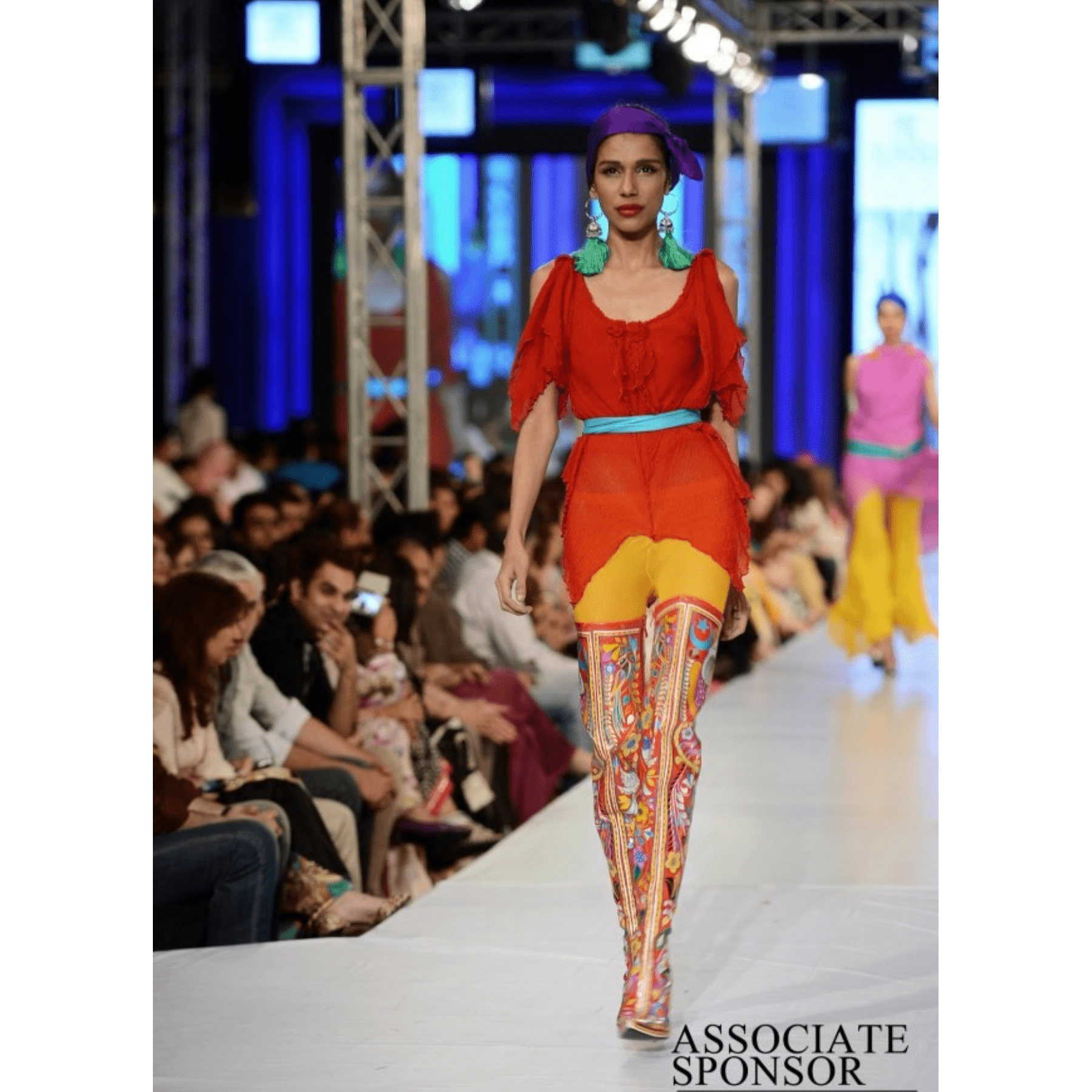 Truck - Art Dress and Long Boots - Rizwan Beyg Design