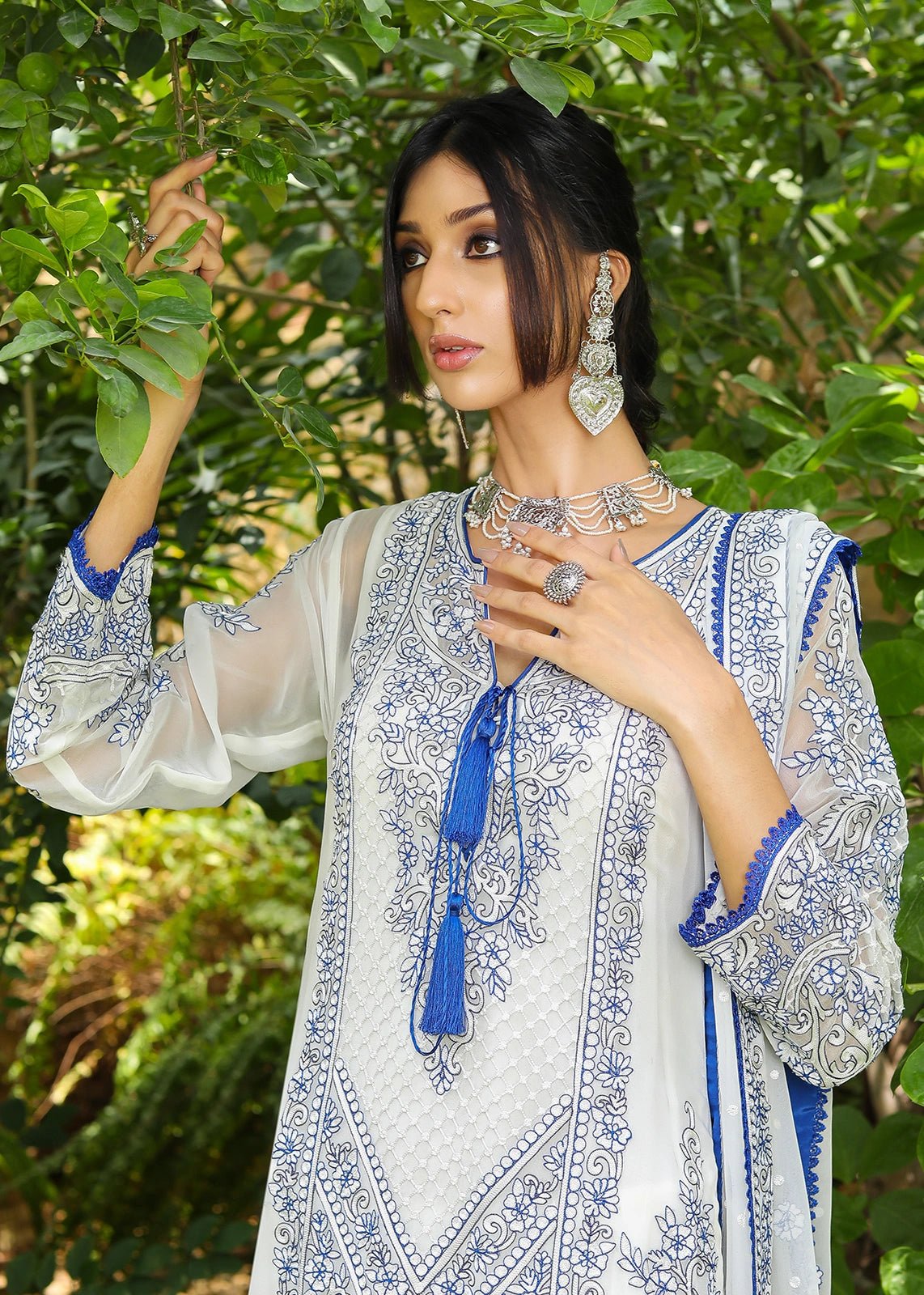 Zarmala Blue - Rizwan Beyg Design