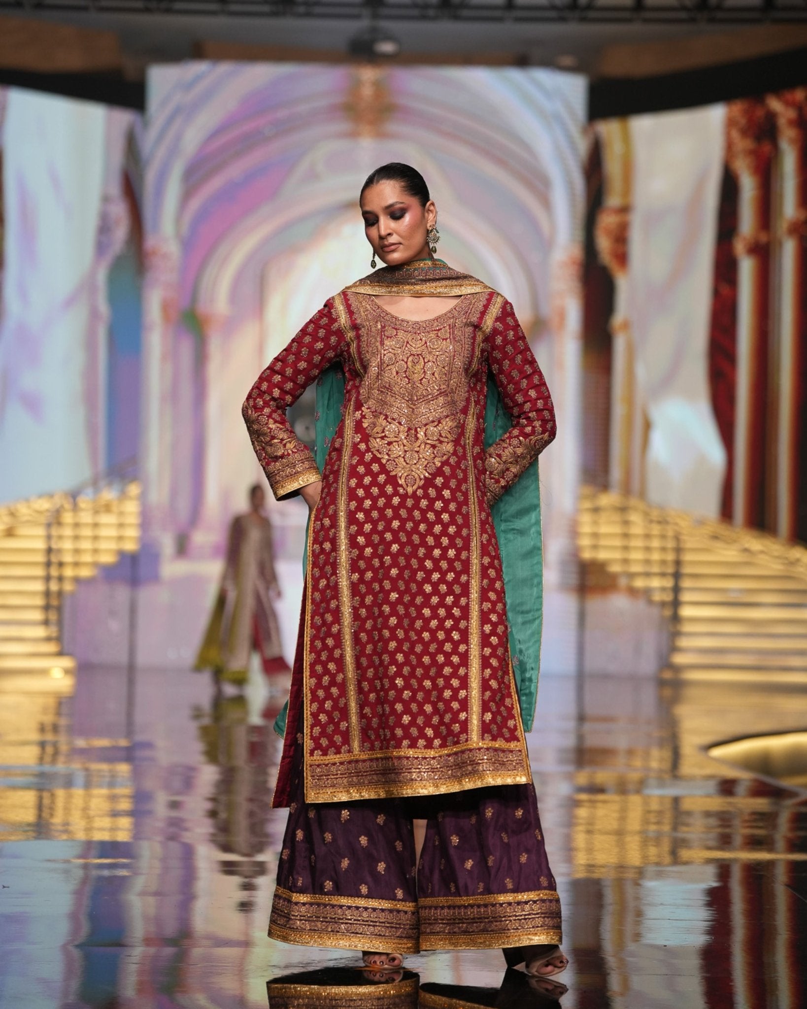 Zirah Red - Rizwan Beyg Design