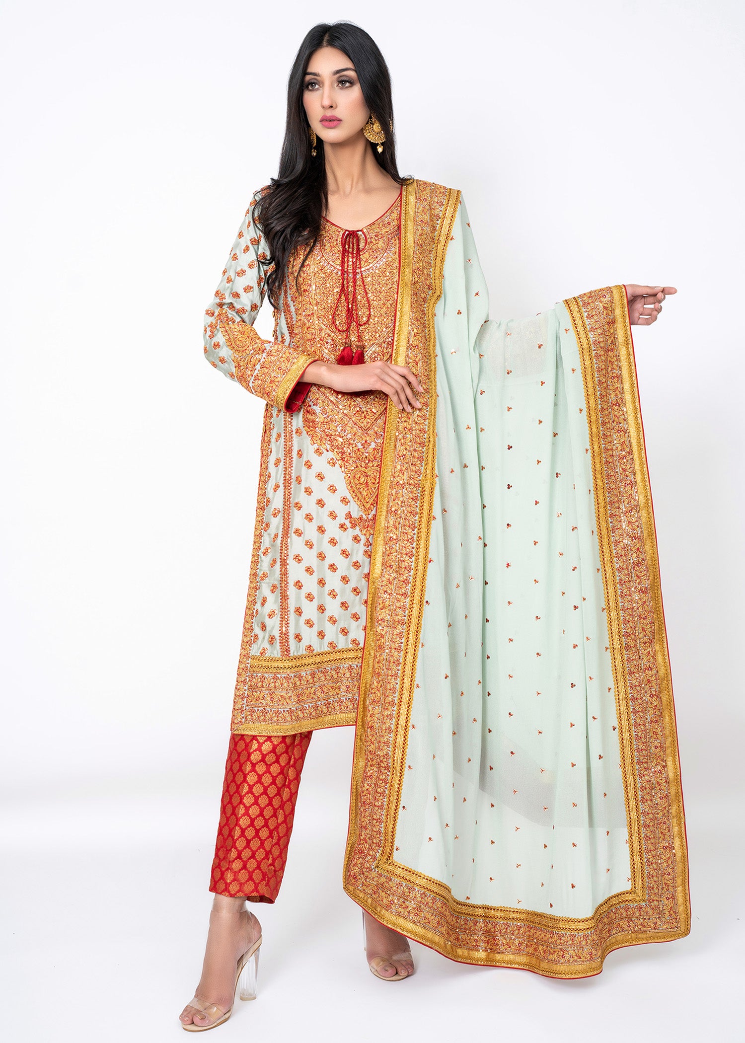 Memoni Gold Marori Kurta