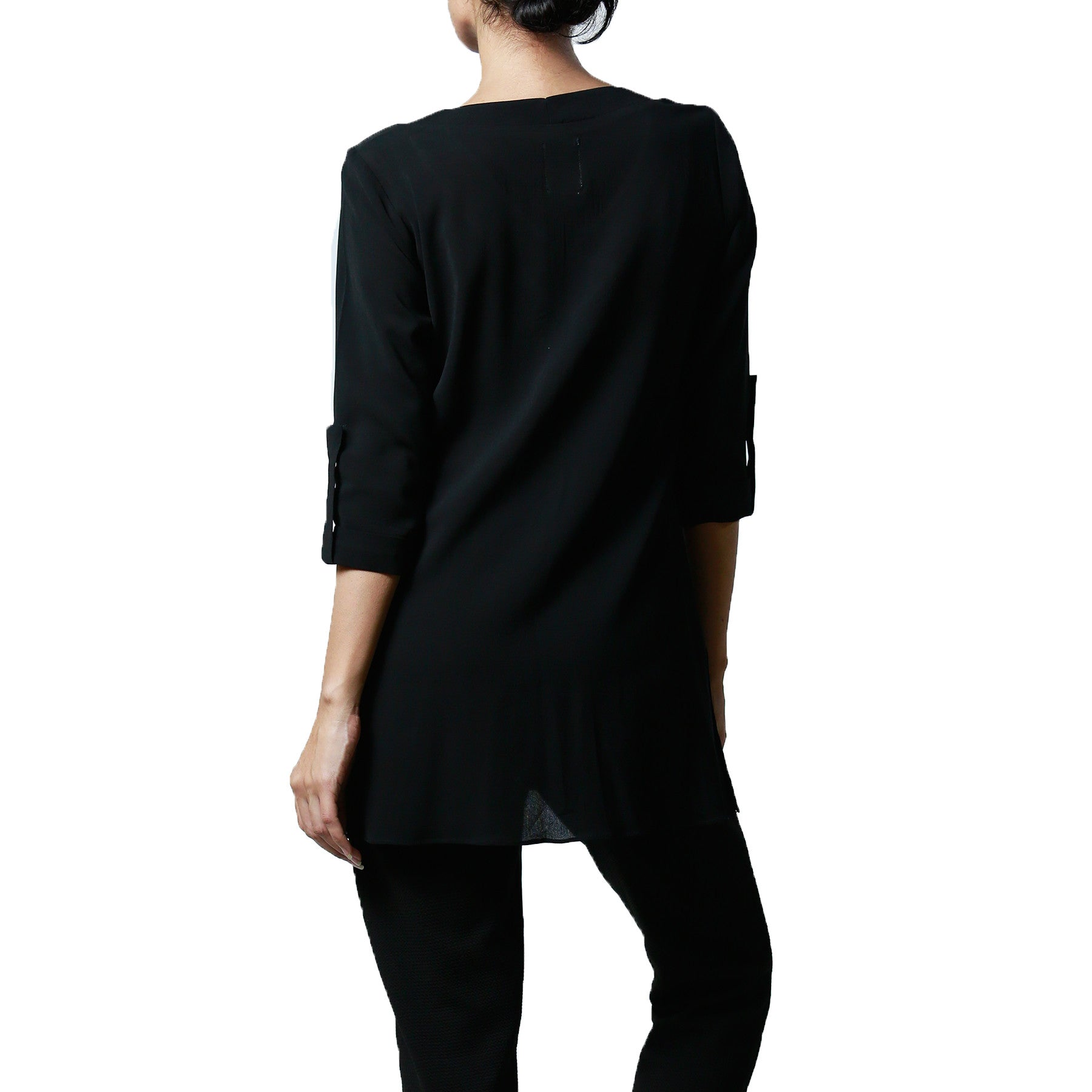 Black Tunic with 3/4 Sleeves