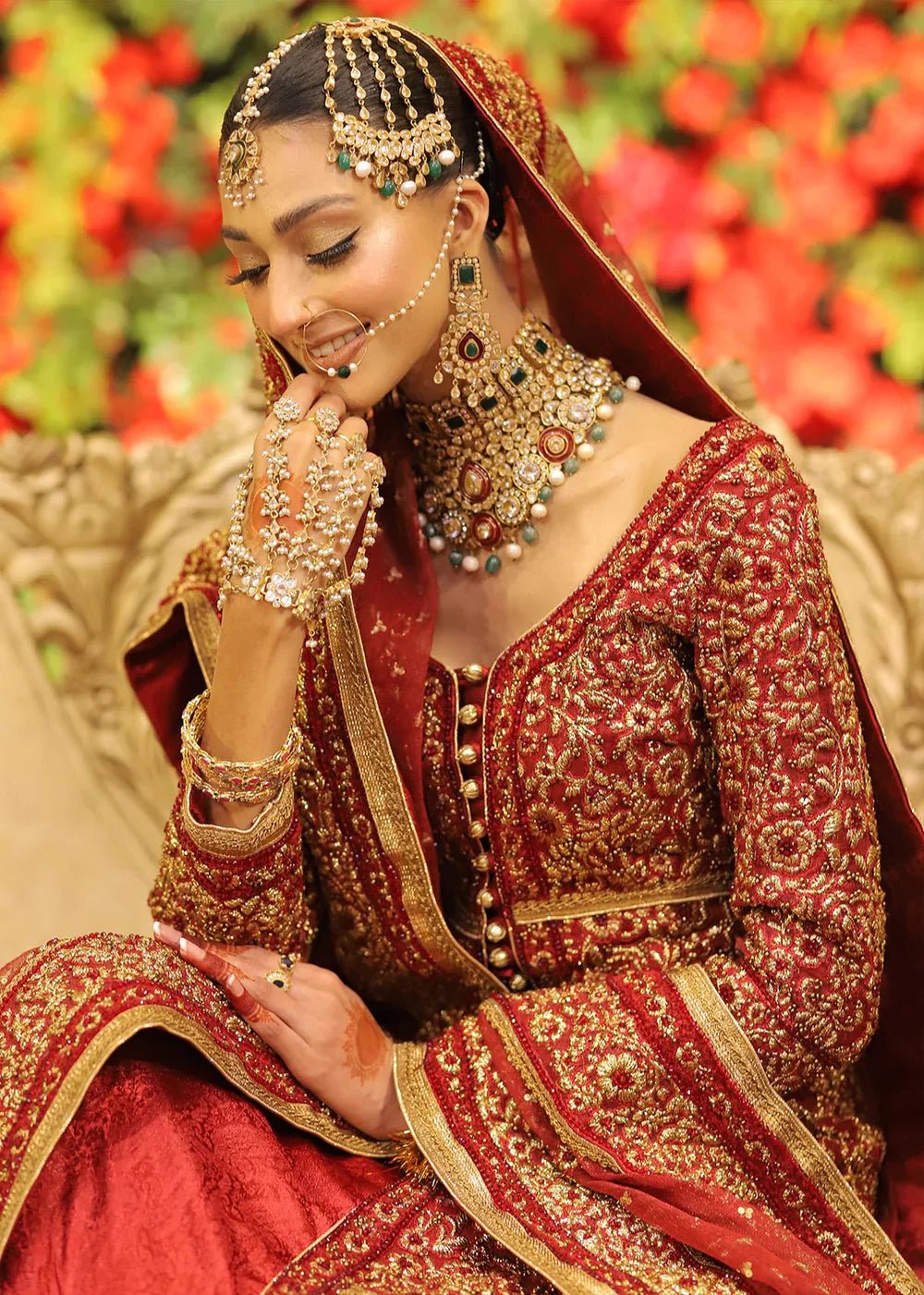 The Perfect Bridal Look: How to Style Rizwan Beyg’s Bridal Lehenga - Rizwan Beyg Design