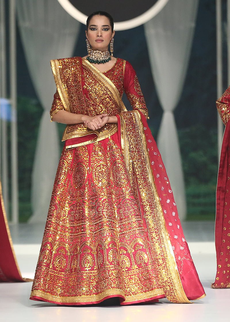 Amaltas Bridal Red - Rizwan Beyg Design