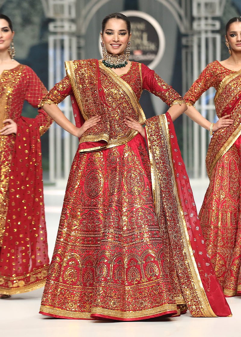 Amaltas Bridal Red - Rizwan Beyg Design