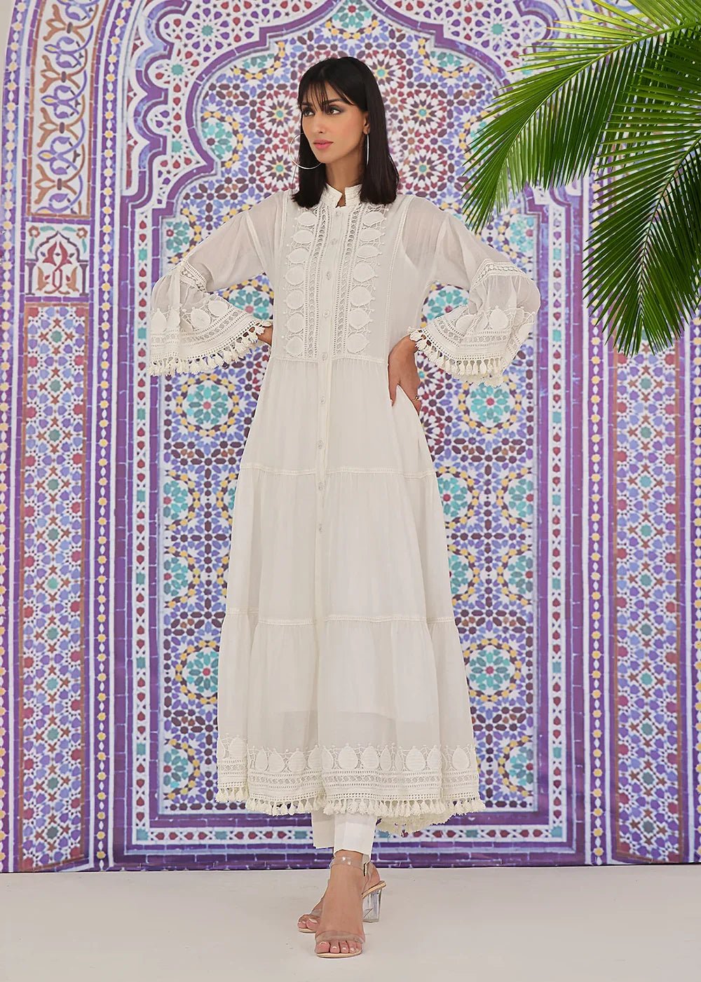 Aroha Long Dress - Rizwan Beyg Design