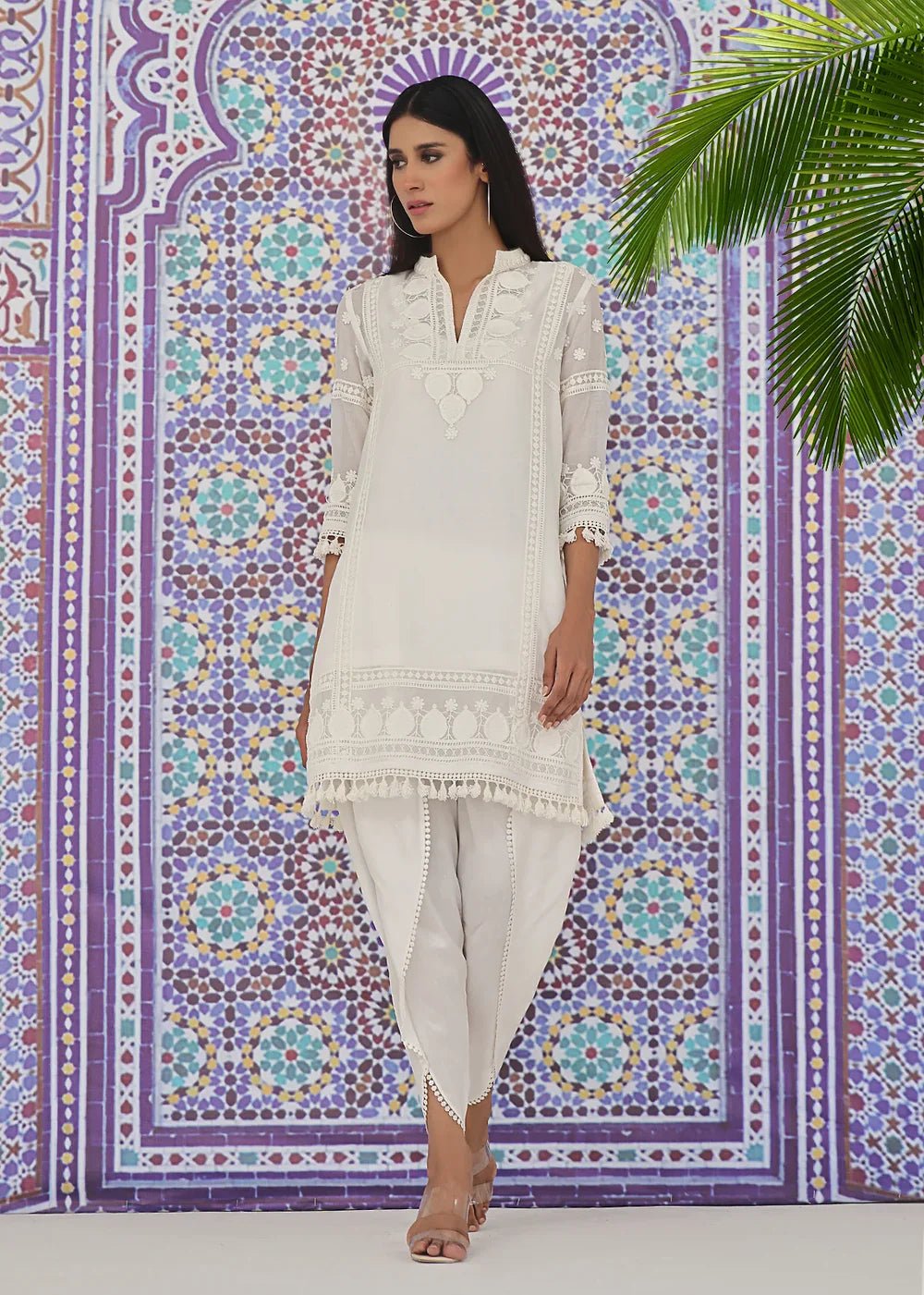 Aroha White Shirt - Rizwan Beyg Design