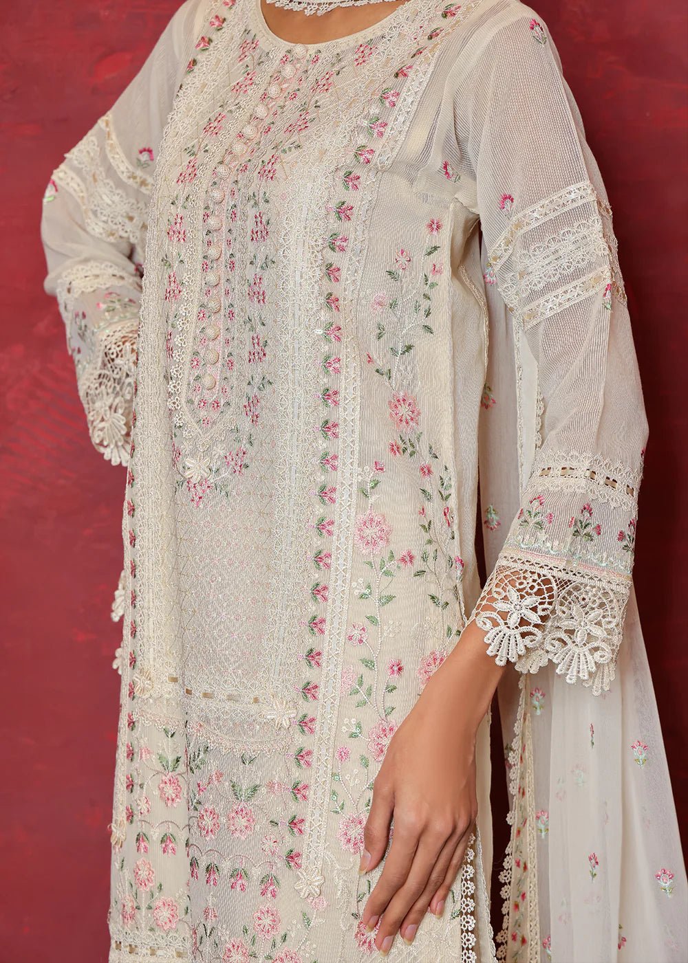 Audrey Shirt & Dupatta - Rizwan Beyg Design