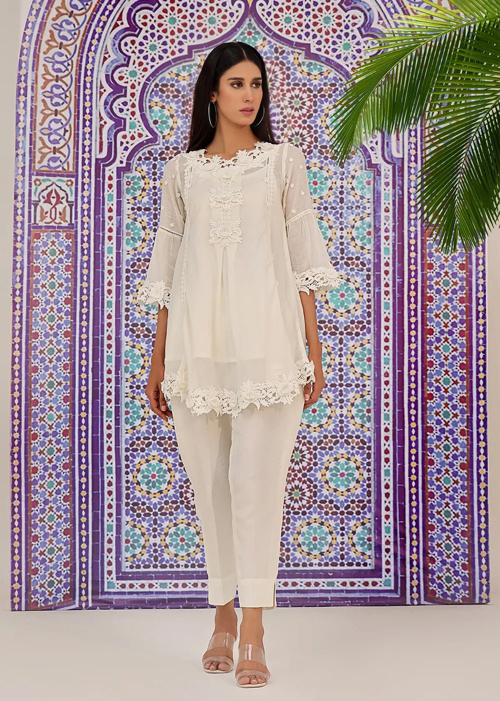 Aura White Shirt - Rizwan Beyg Design