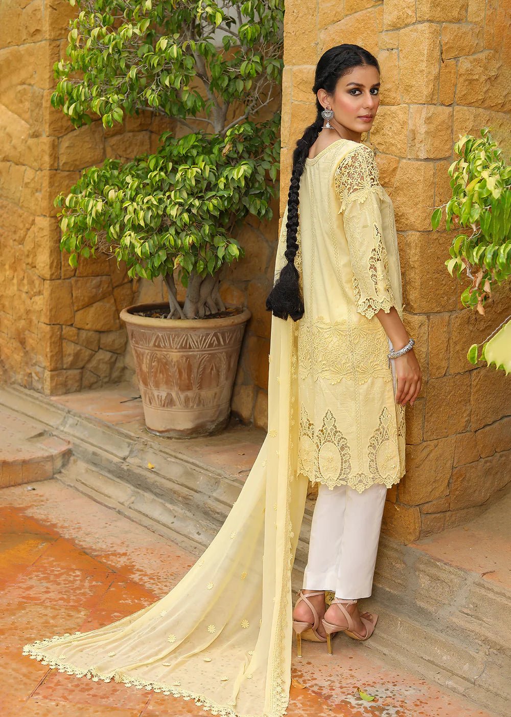 Azka Yellow - Rizwan Beyg Design