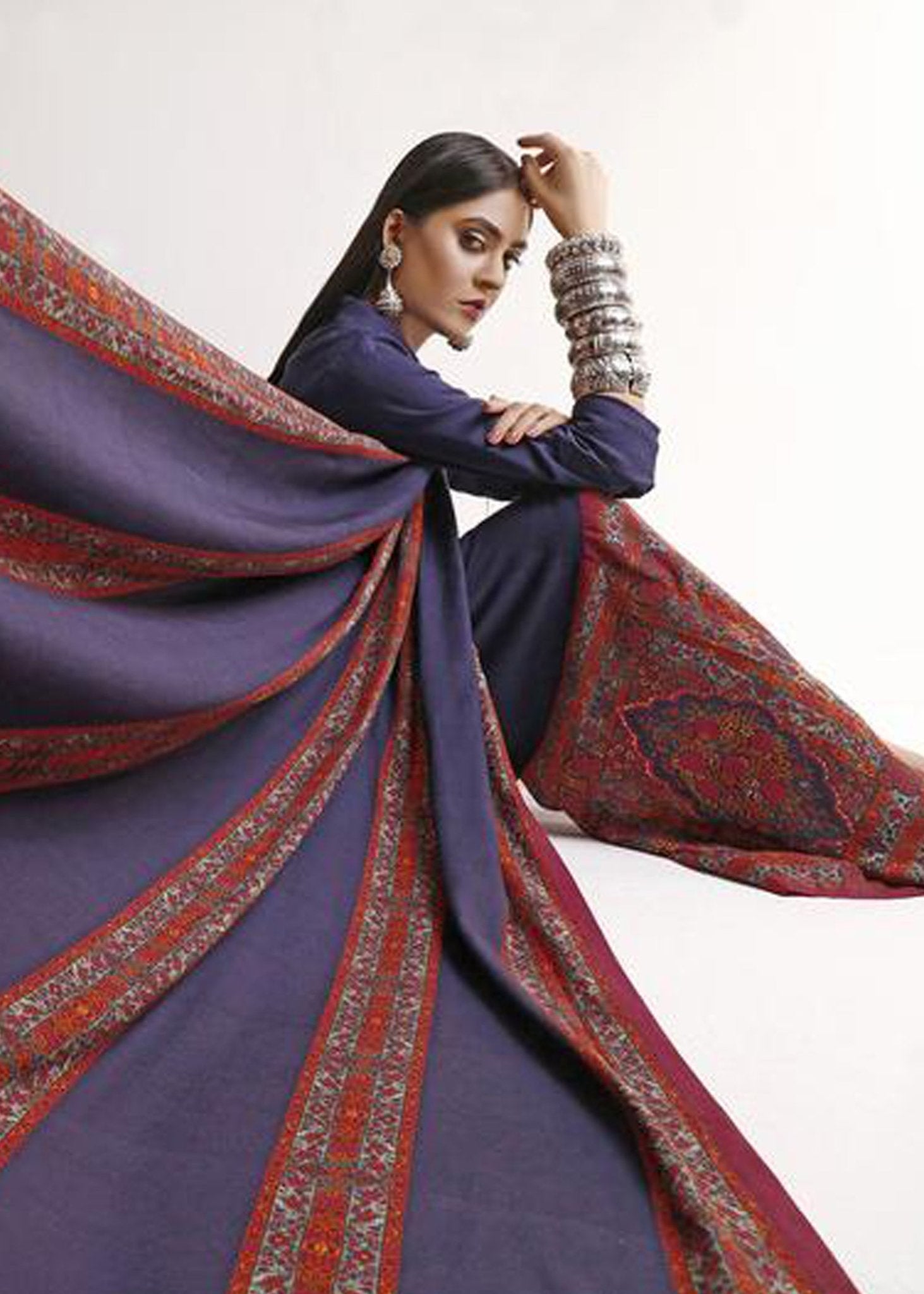 Bakhtiari Shawl / Suit - Rizwan Beyg Design