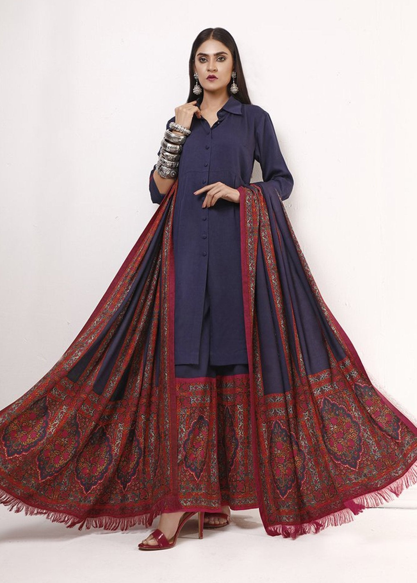 Bakhtiari Shawl / Suit - Rizwan Beyg Design