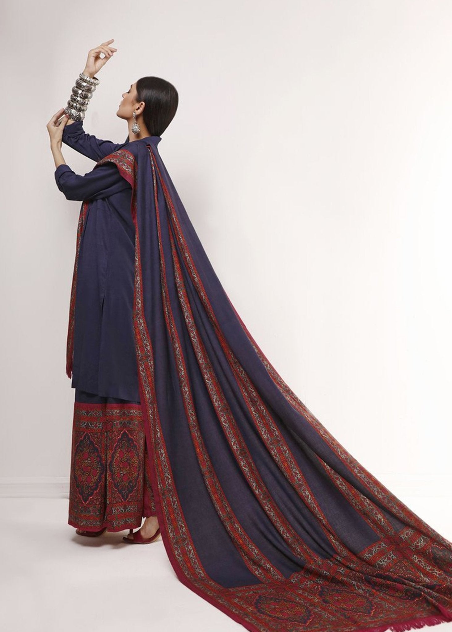 Bakhtiari Shawl / Suit - Rizwan Beyg Design