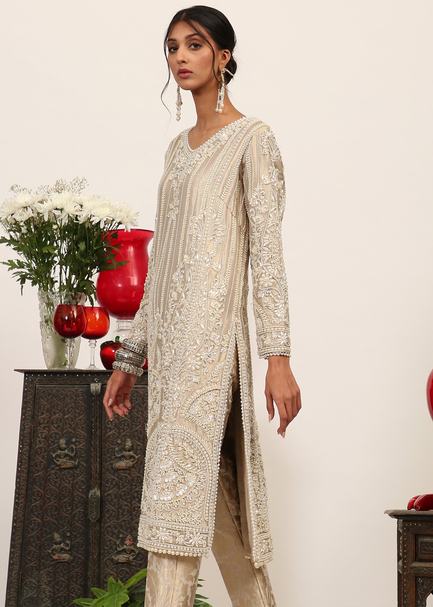 Calypso Pearl Kurta - Rizwan Beyg Design