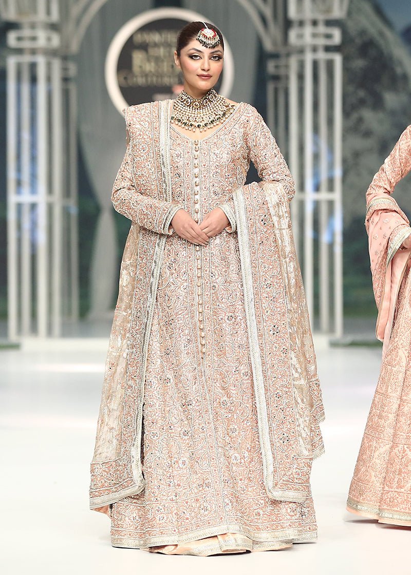 Chamanzar Bridal Pink - Rizwan Beyg Design