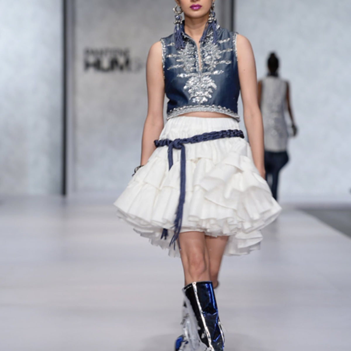 Tulle Skirt For Work Large Size Tulle Skirt Skirt Mid-length White