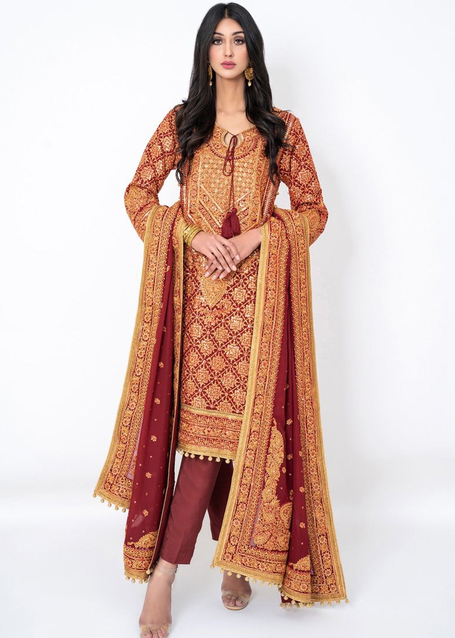 Falaknaz Dori Kurta - Rizwan Beyg Design