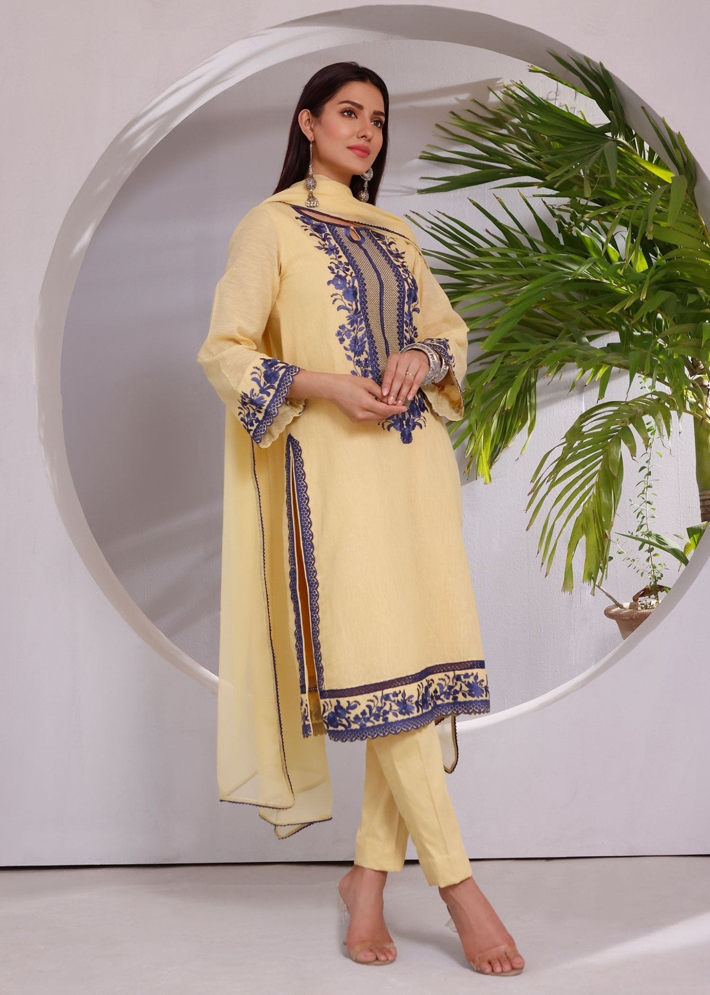 Fleur Yellow - Rizwan Beyg Design