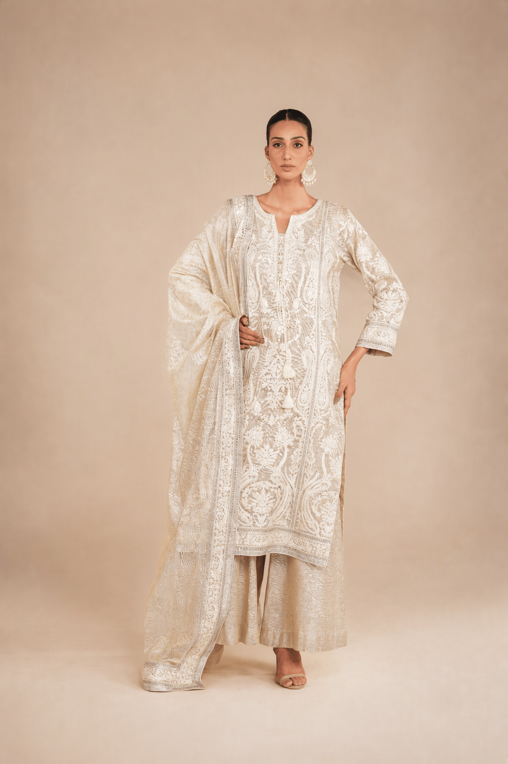 Hyacinth Beige - Rizwan Beyg Design