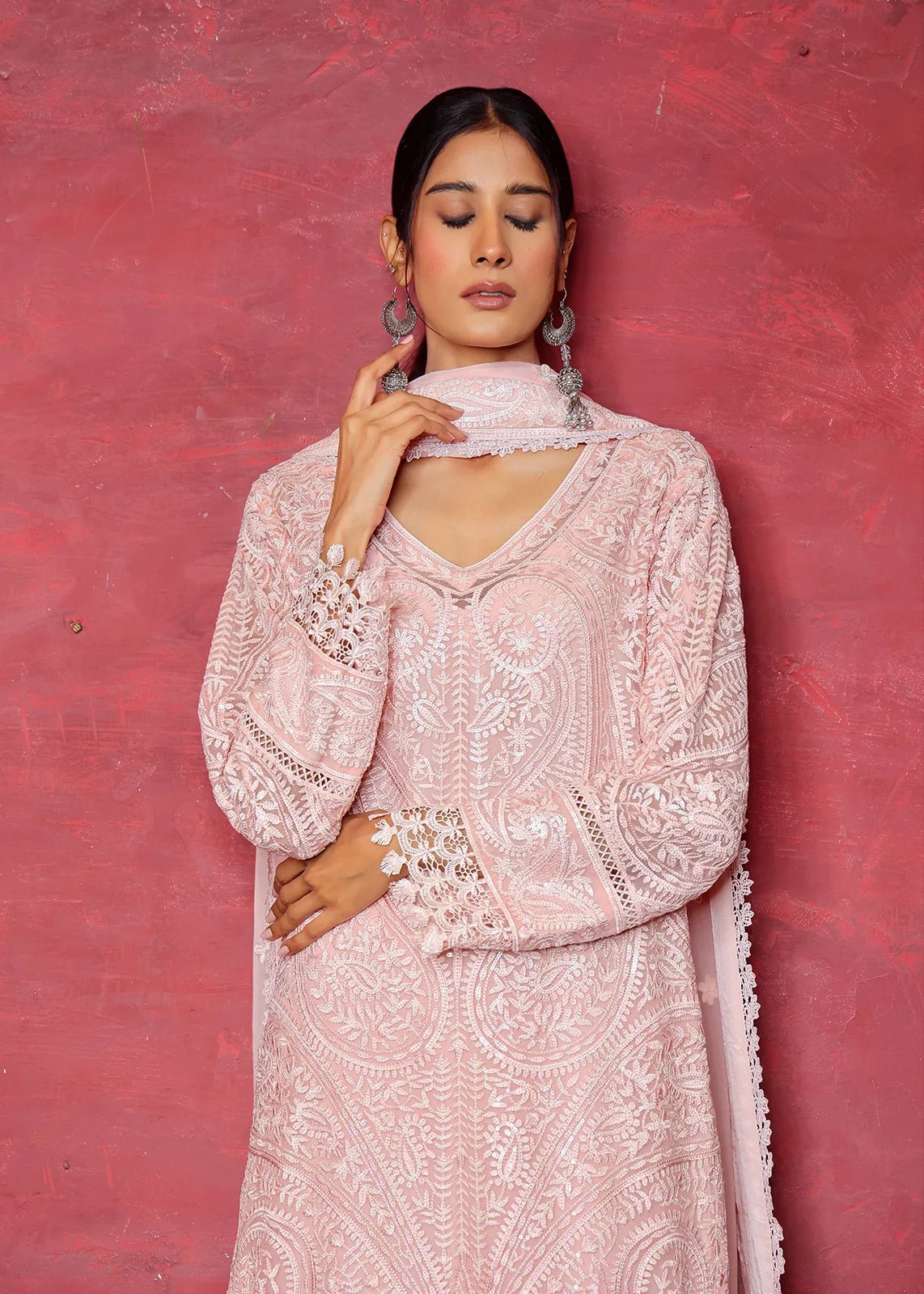 Indian Paisley Pink - Rizwan Beyg Design