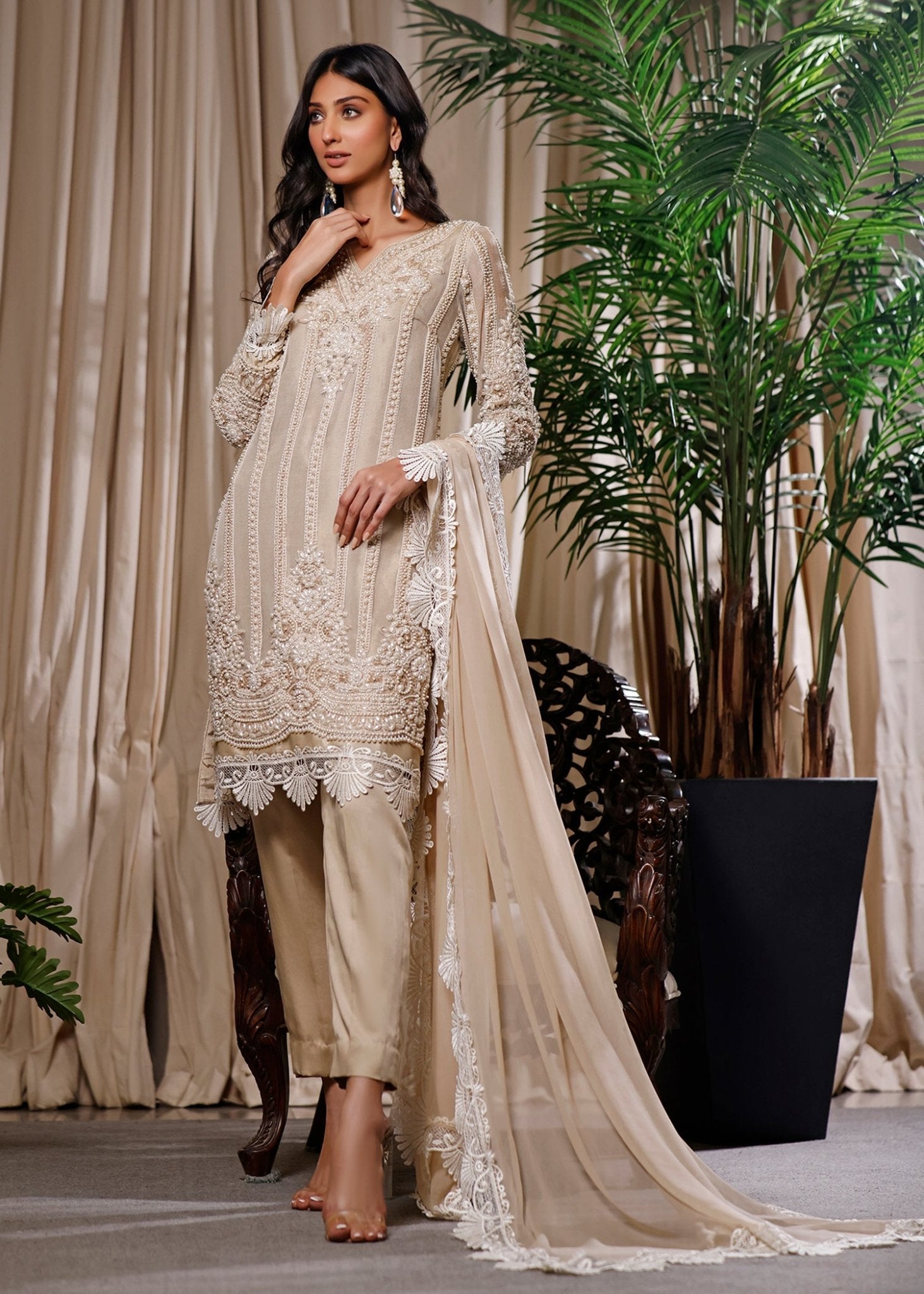 Iris kurta & dupatta - Rizwan Beyg Design