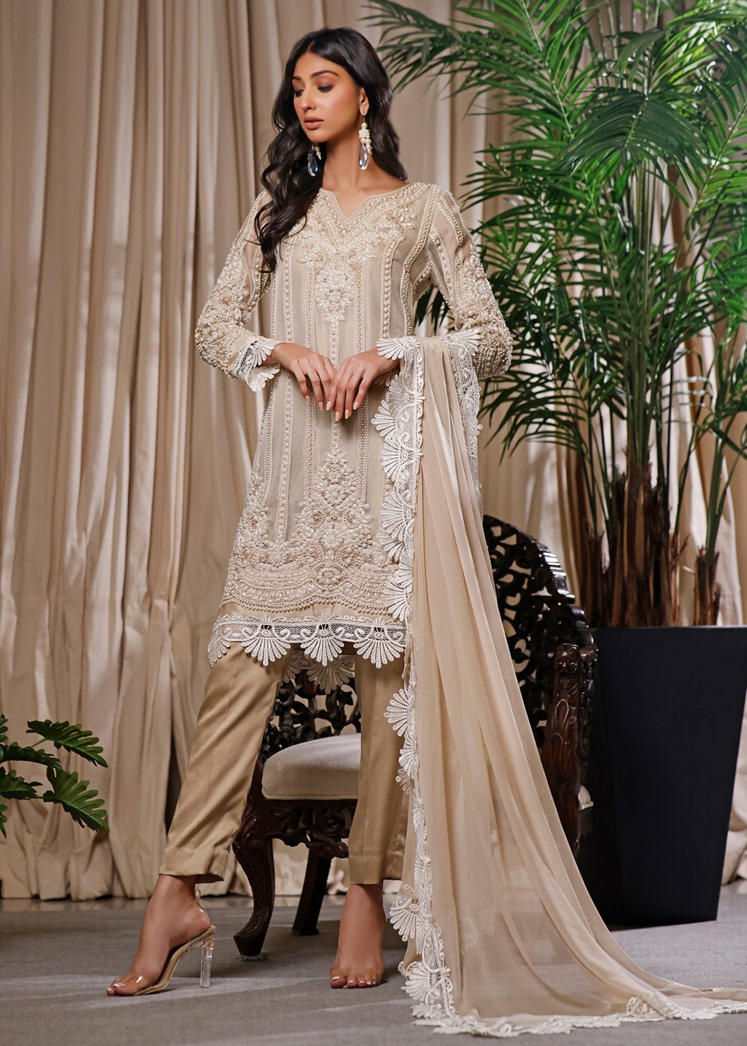 Iris kurta & dupatta - Rizwan Beyg Design