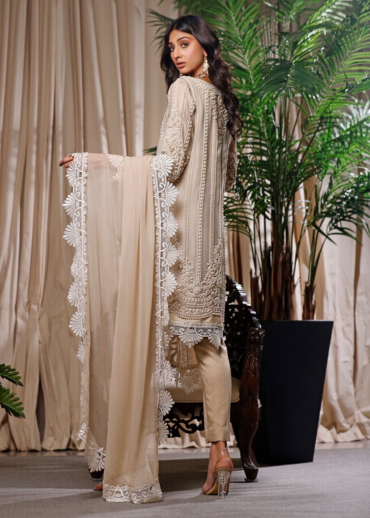 Iris kurta & dupatta - Rizwan Beyg Design