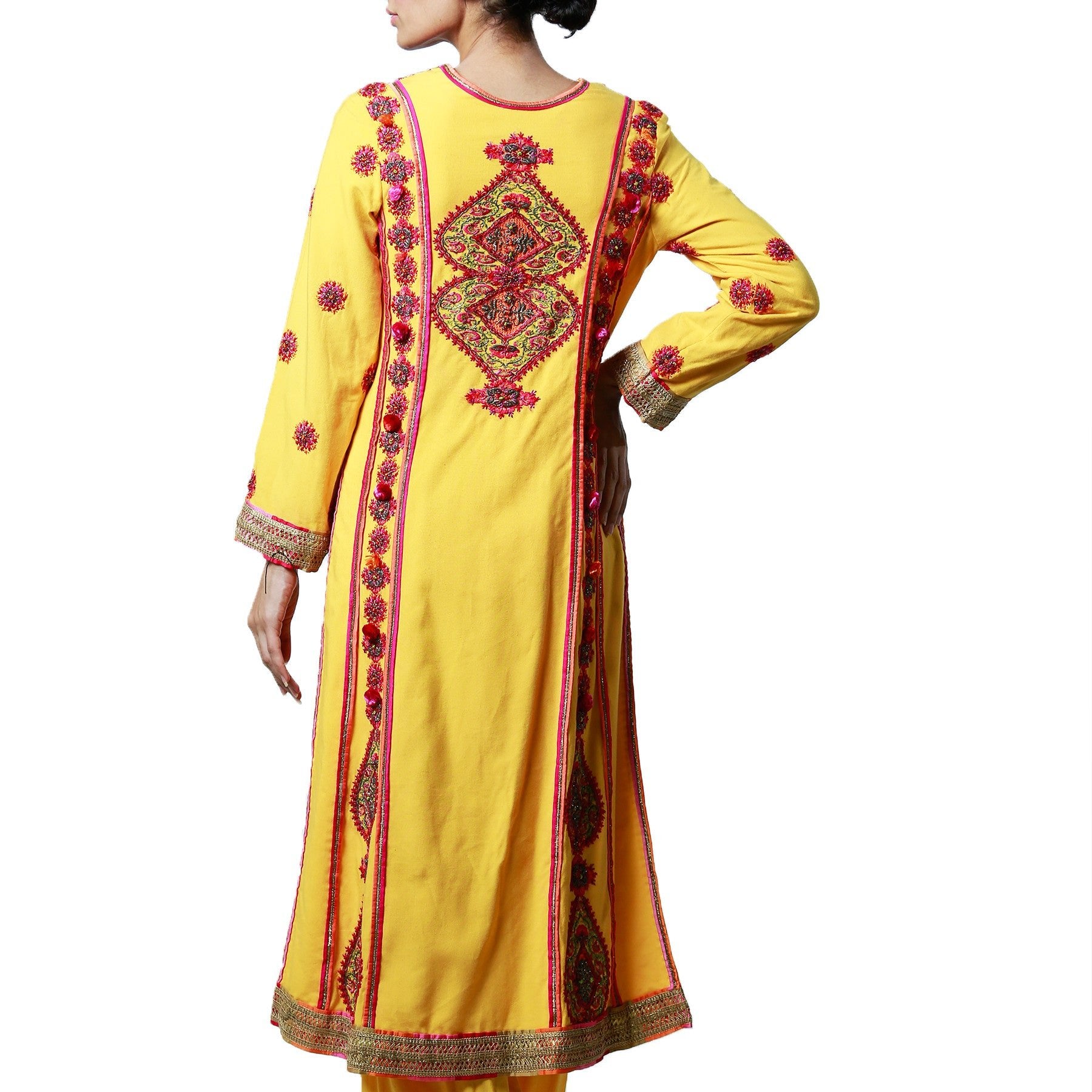 Kurta with Naqshee Embroidery - Rizwan Beyg Design