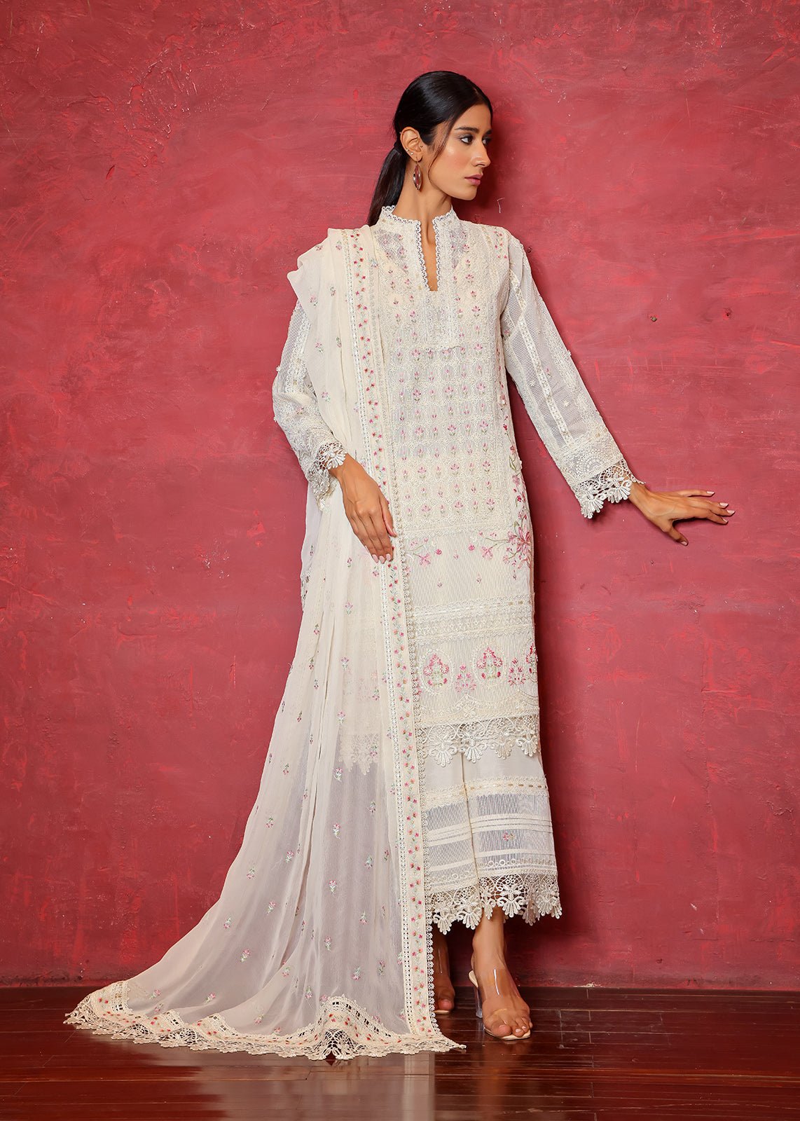 Magnolia Shirt & Dupatta - Rizwan Beyg Design