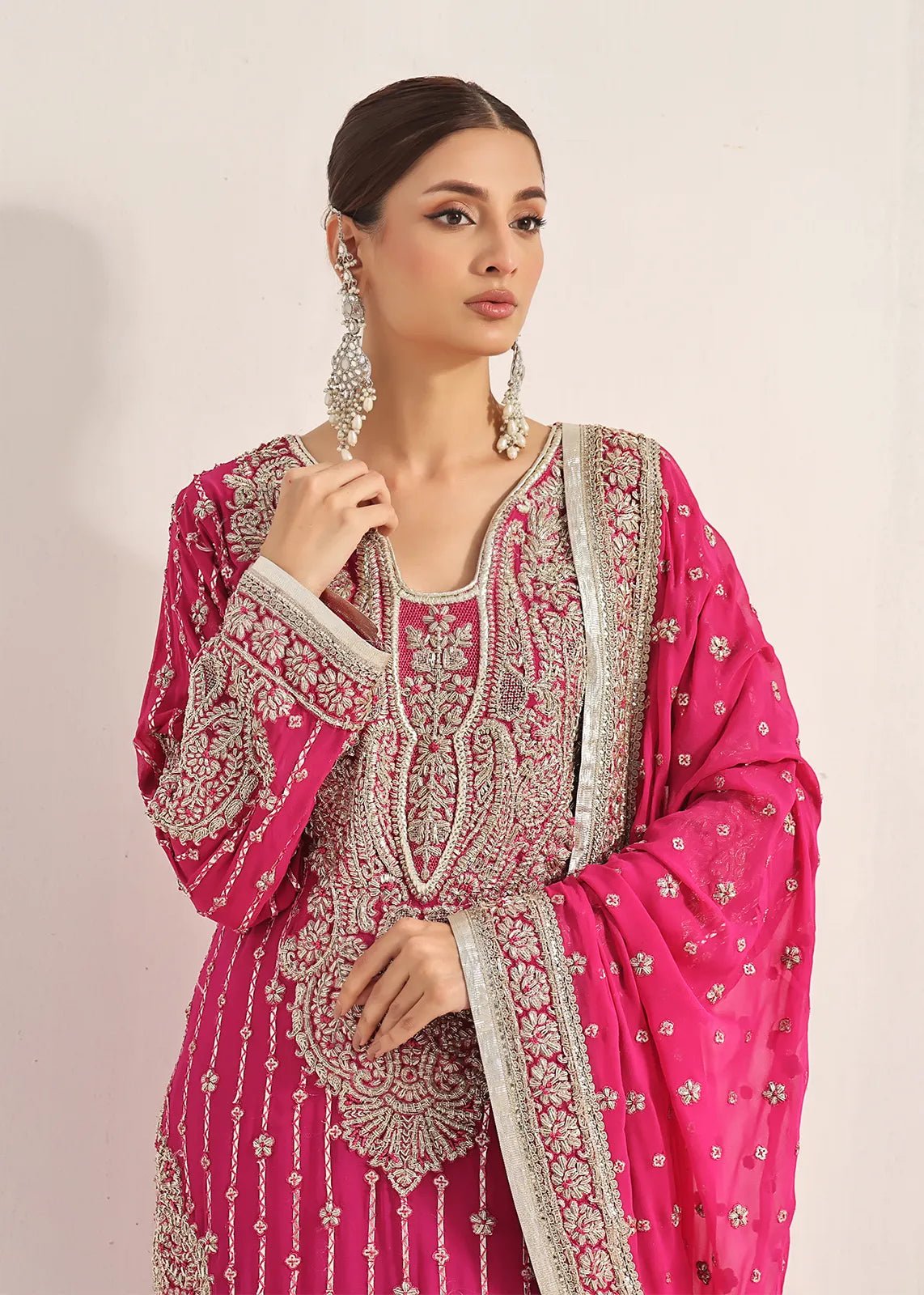 Manaali Dark Pink - Rizwan Beyg Design