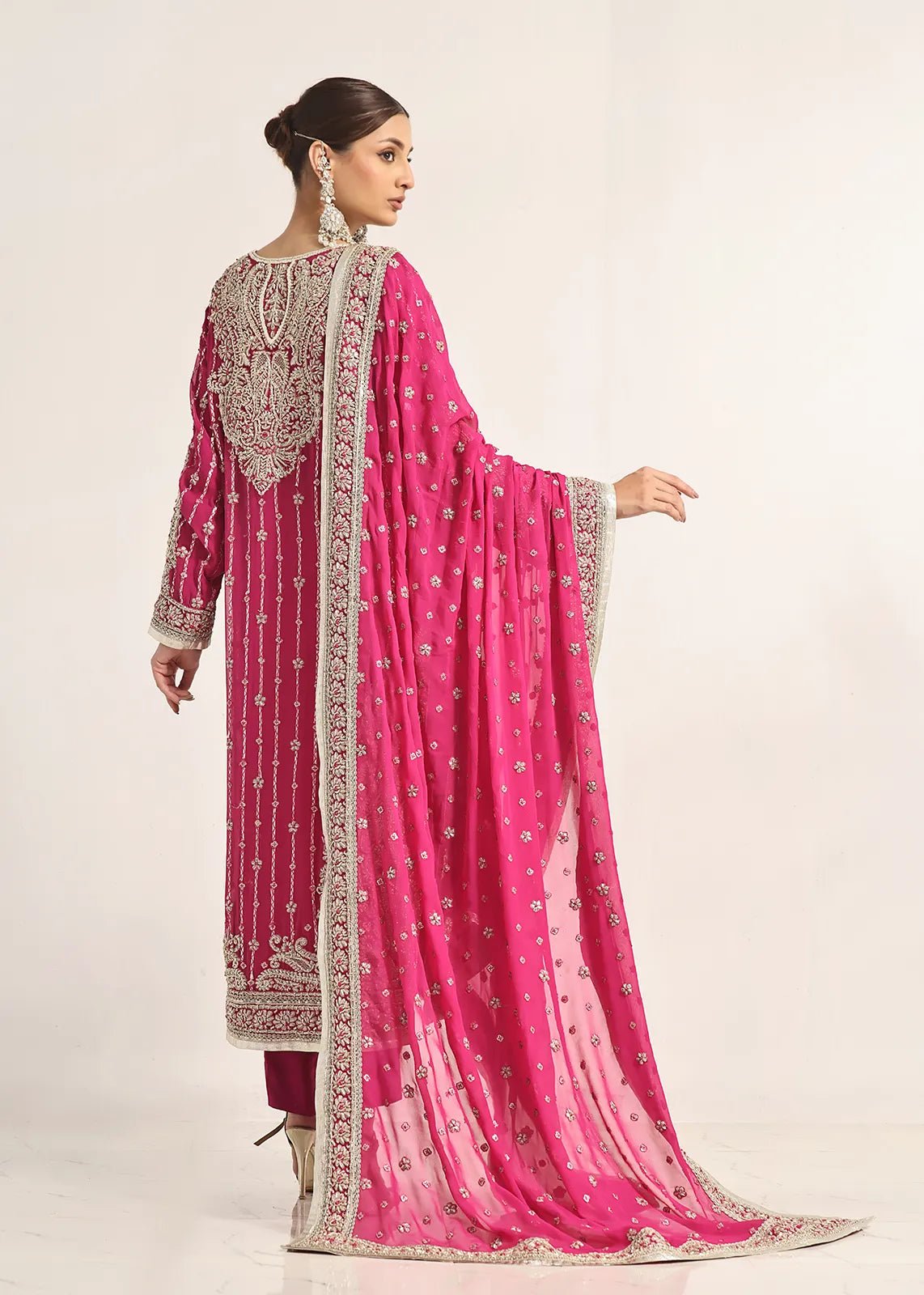 Manaali Dark Pink - Rizwan Beyg Design