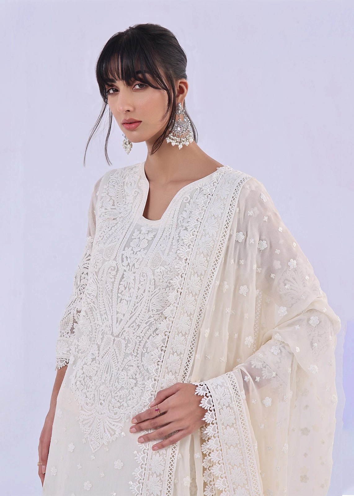 Manaali White - Rizwan Beyg Design