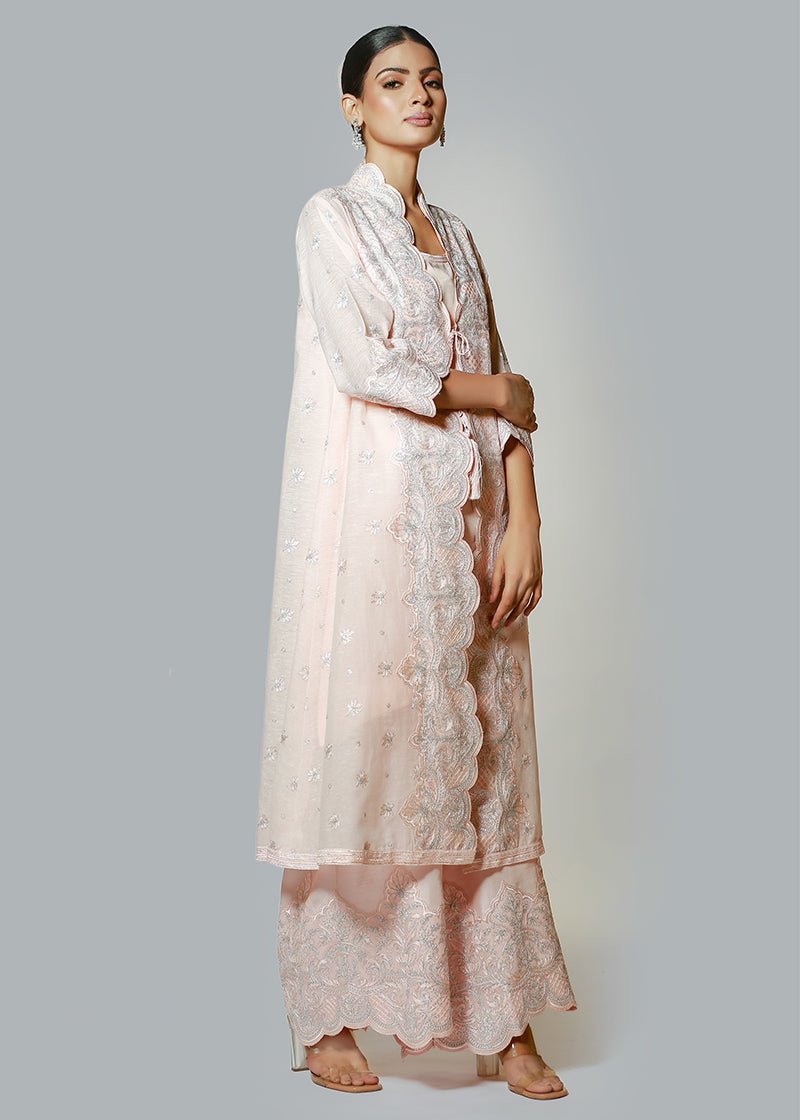 Marvi Baby Pink Full Sleeves - Rizwan Beyg Design