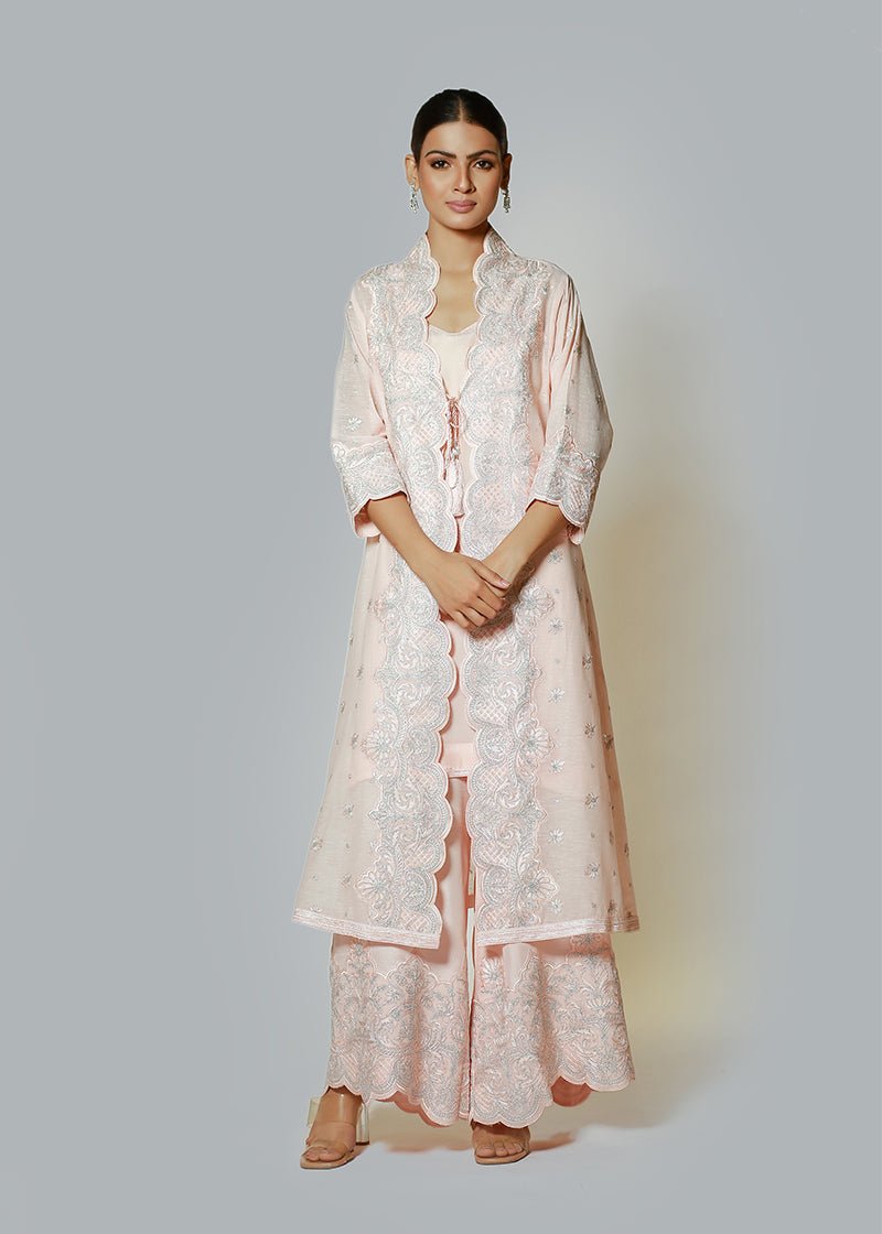 Marvi Baby Pink Full Sleeves - Rizwan Beyg Design