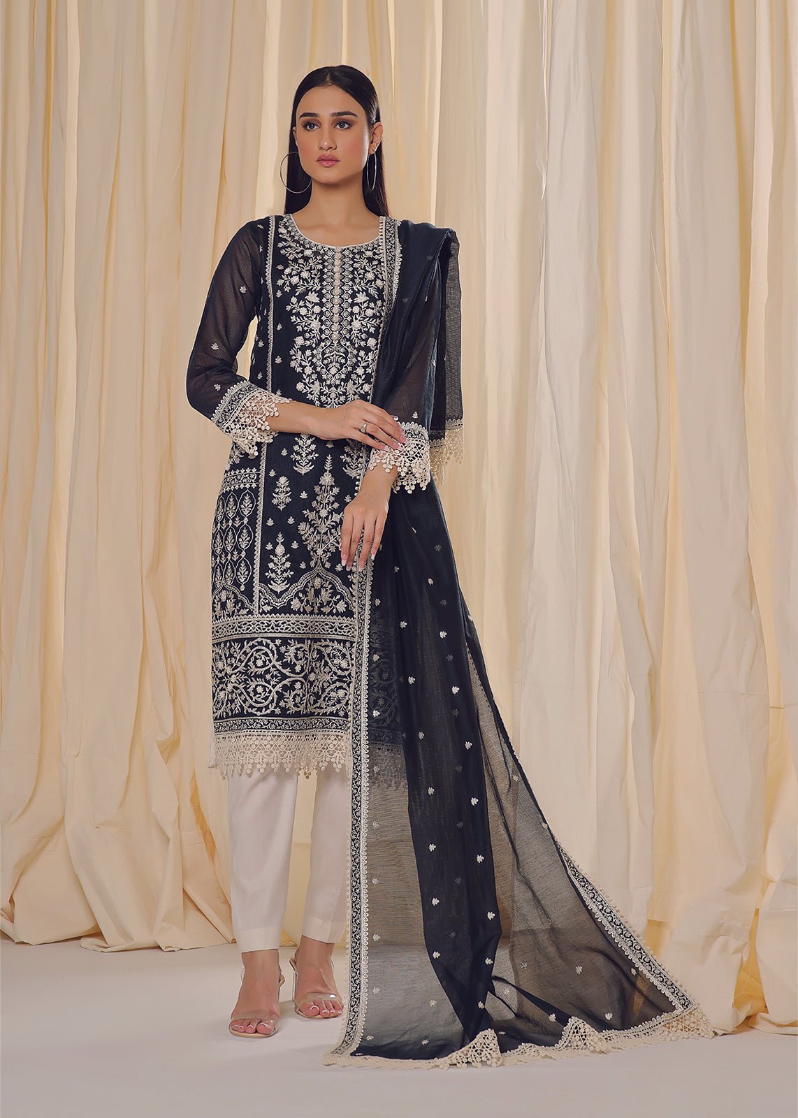 Muradabad Navy Blue - Rizwan Beyg Design