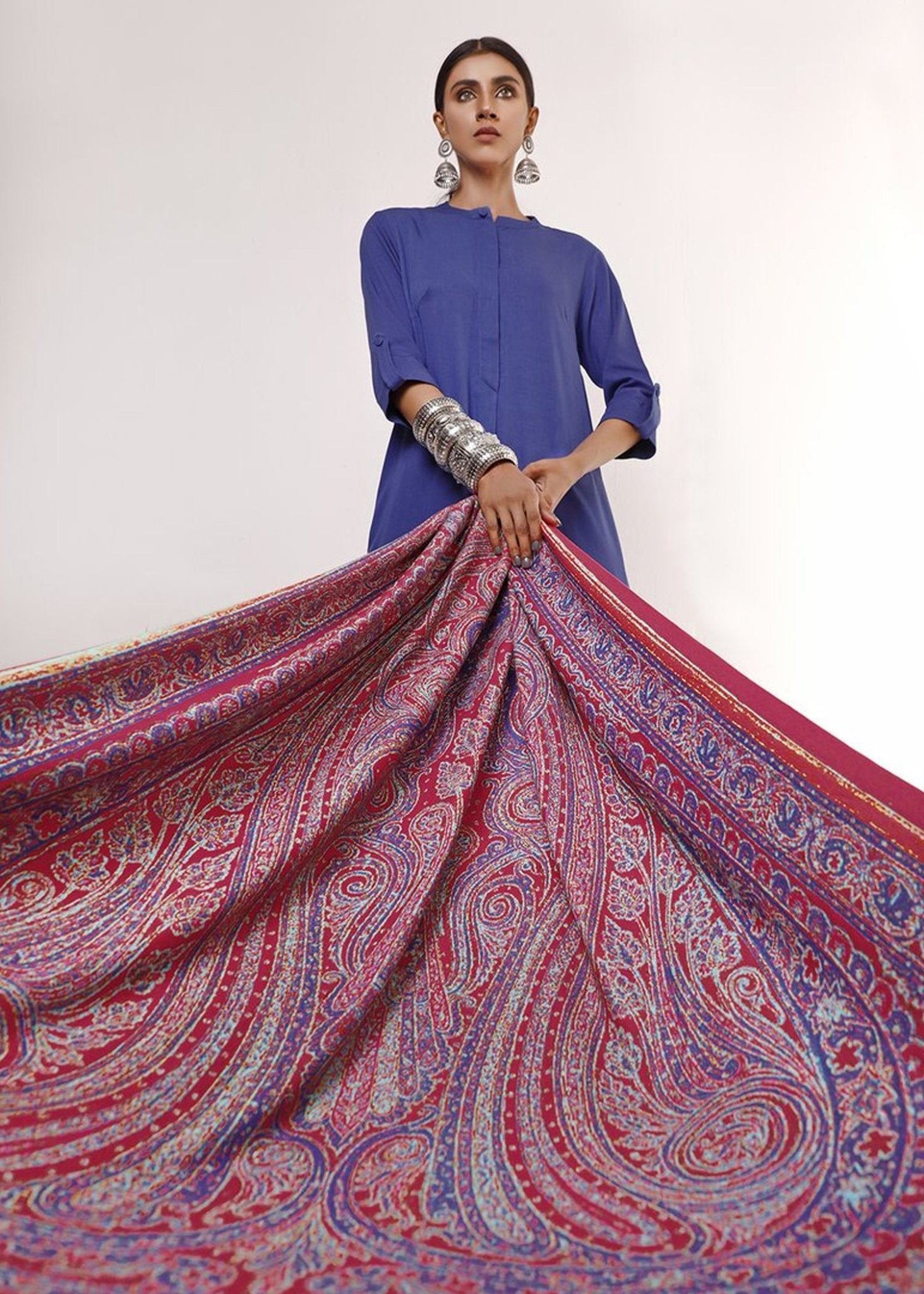 Neelum Shawl / Suit - Rizwan Beyg Design