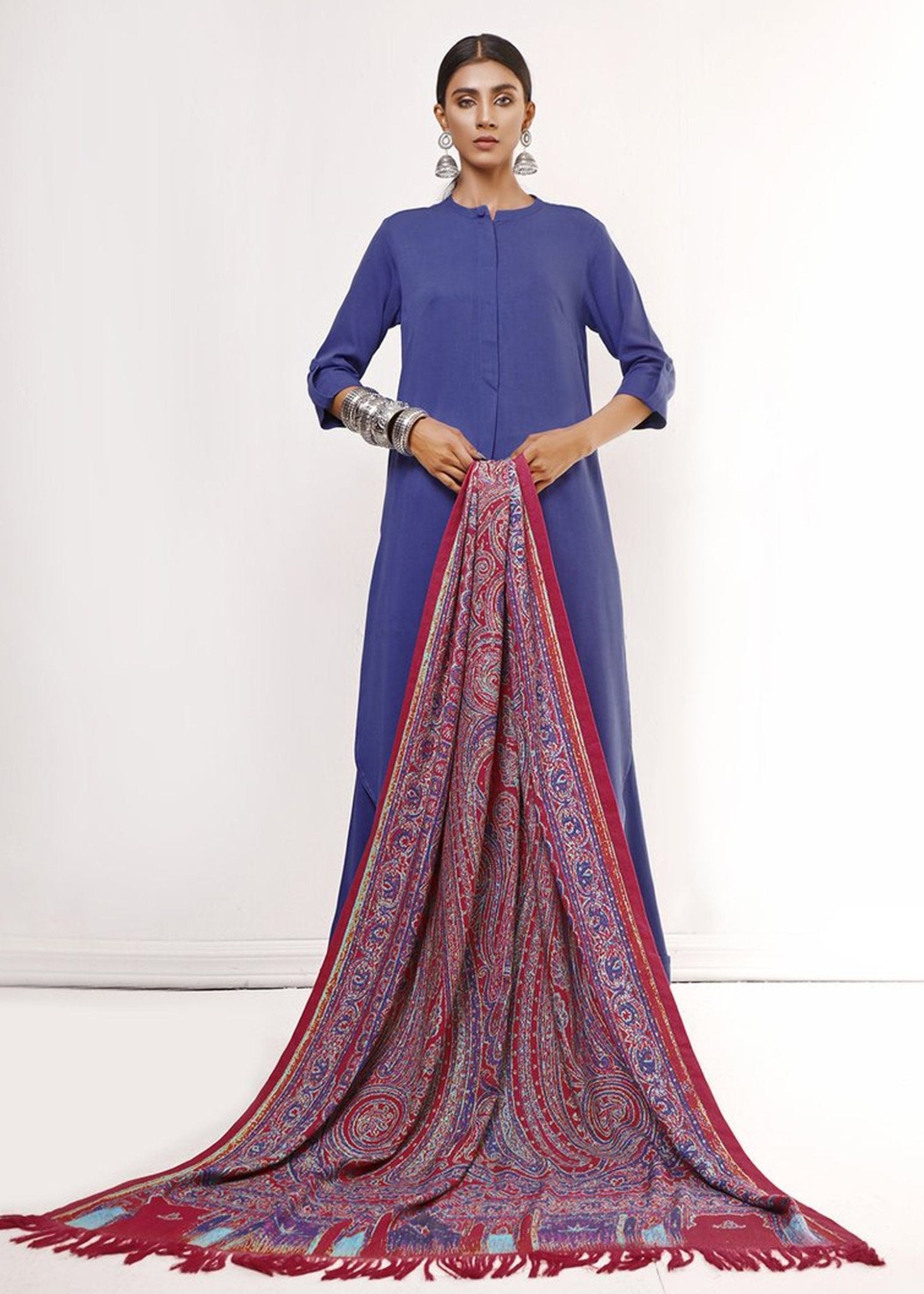 Neelum Shawl / Suit - Rizwan Beyg Design