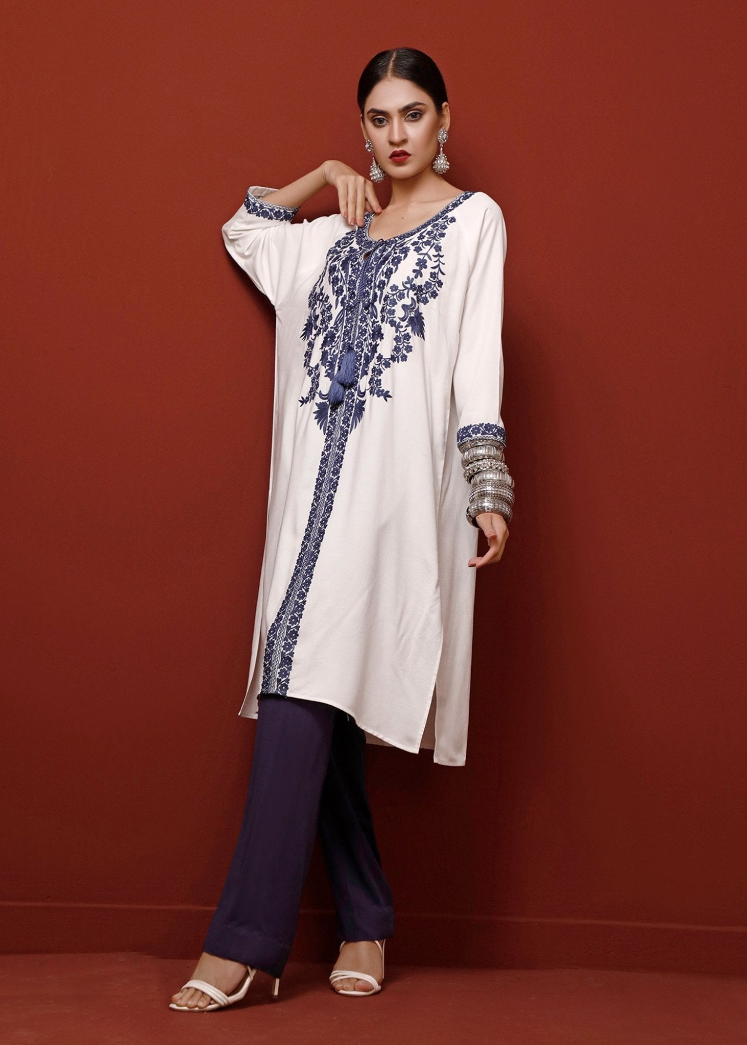 Petria White Kurta - Rizwan Beyg Design