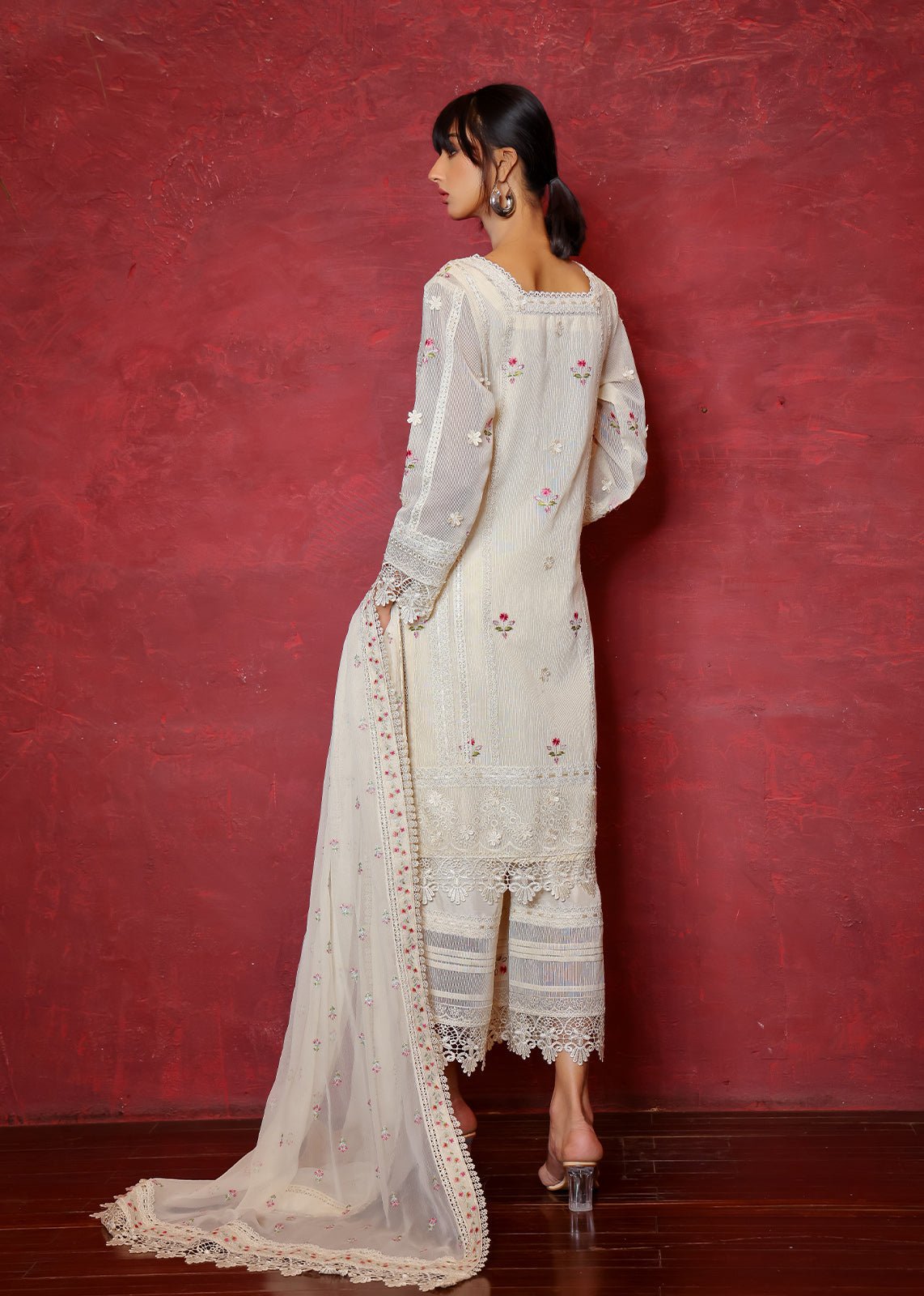 Primrose Shirt & Dupatta - Rizwan Beyg Design