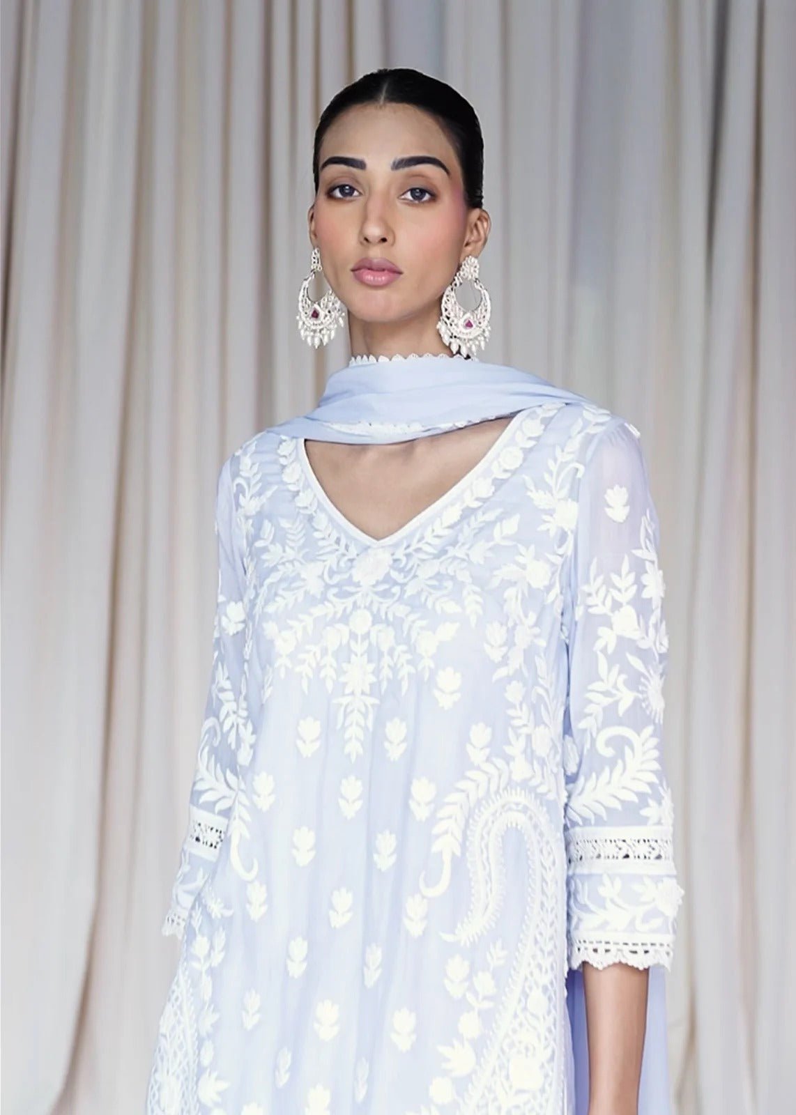 Rafa Blue & Sequins - Rizwan Beyg Design