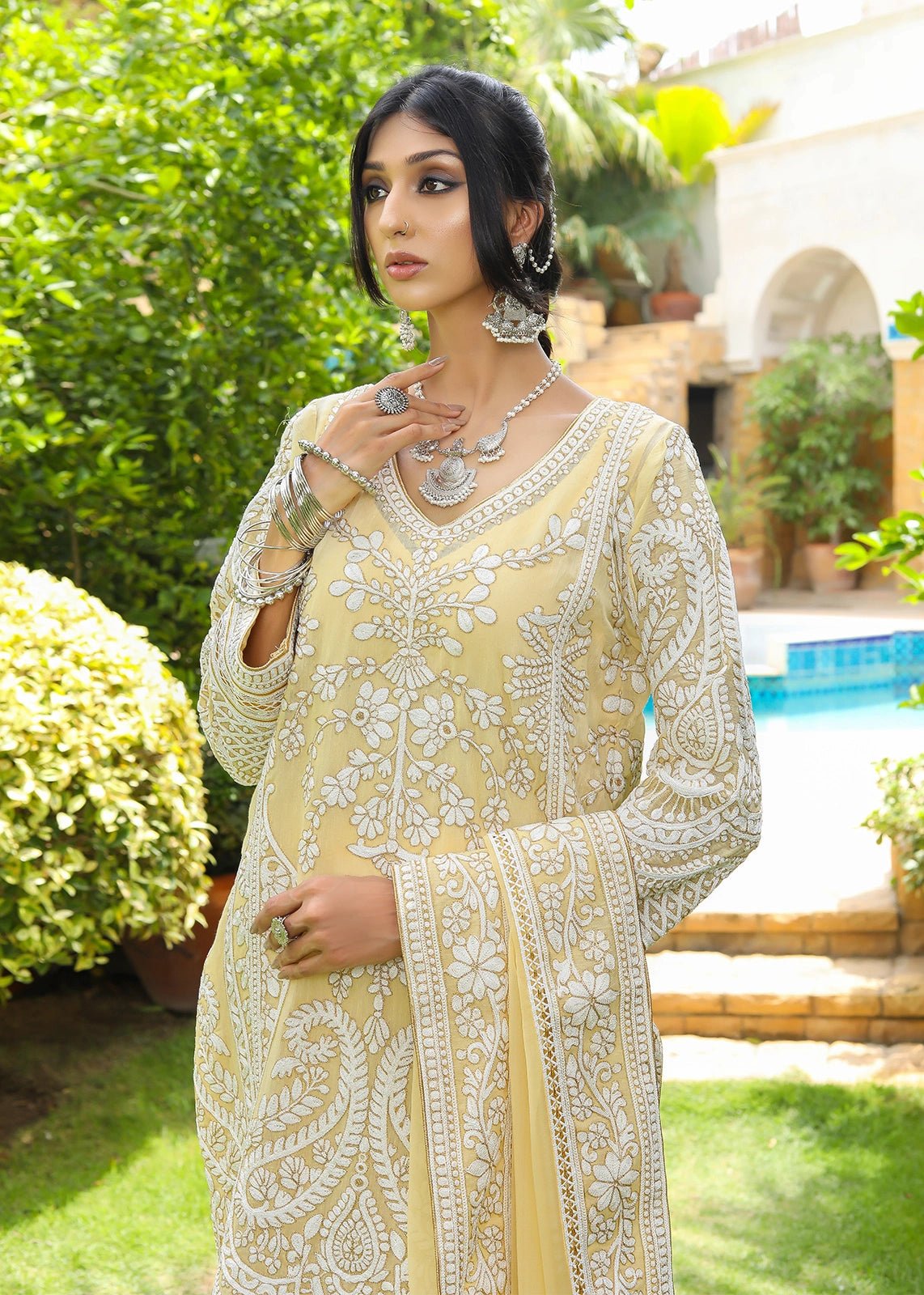 Roshanara Yellow - Rizwan Beyg Design