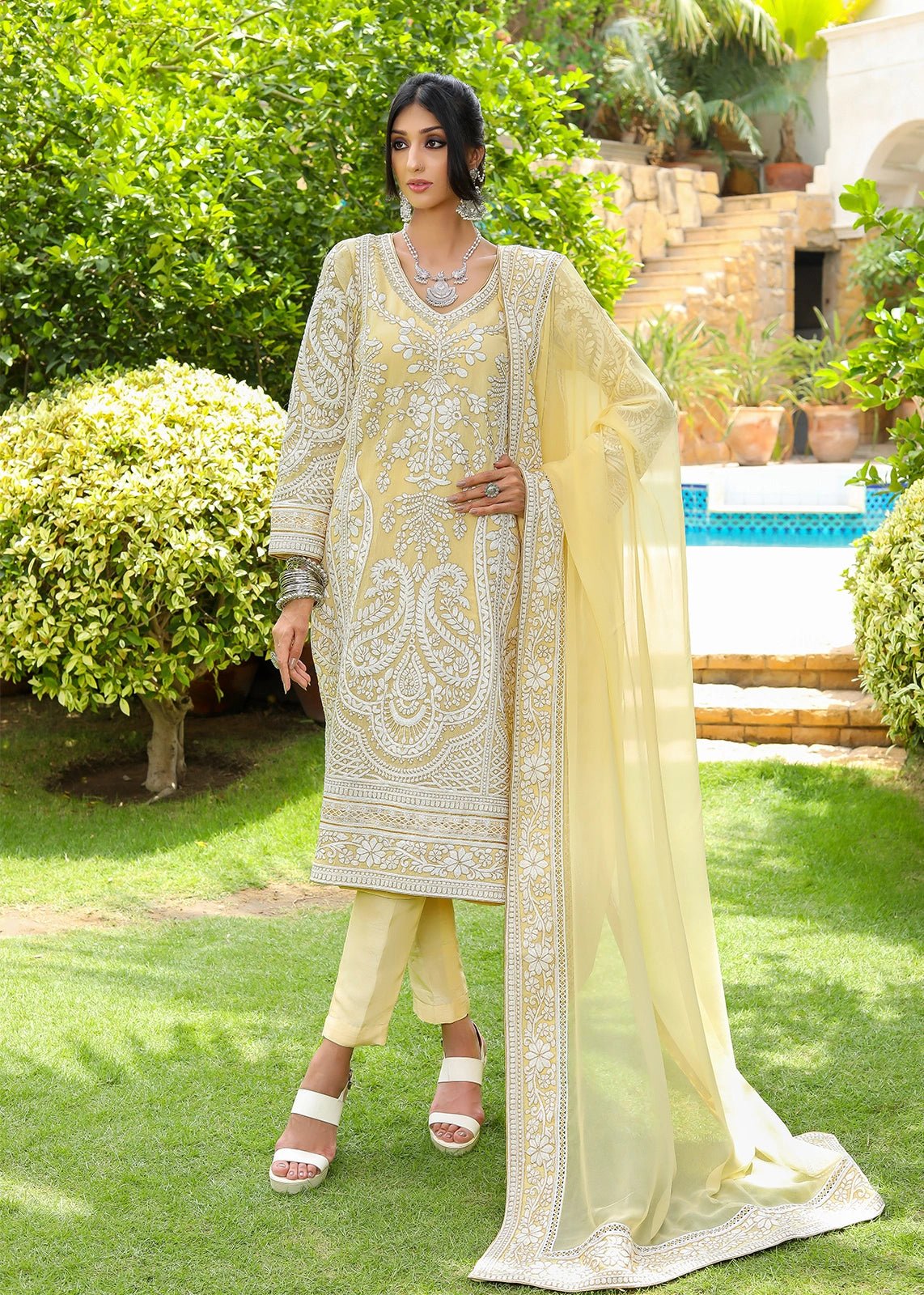 Roshanara Yellow - Rizwan Beyg Design