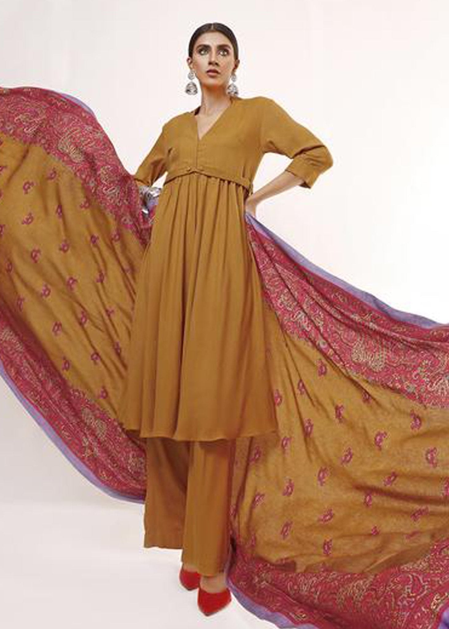 Salonica Shawl / Suit - Rizwan Beyg Design